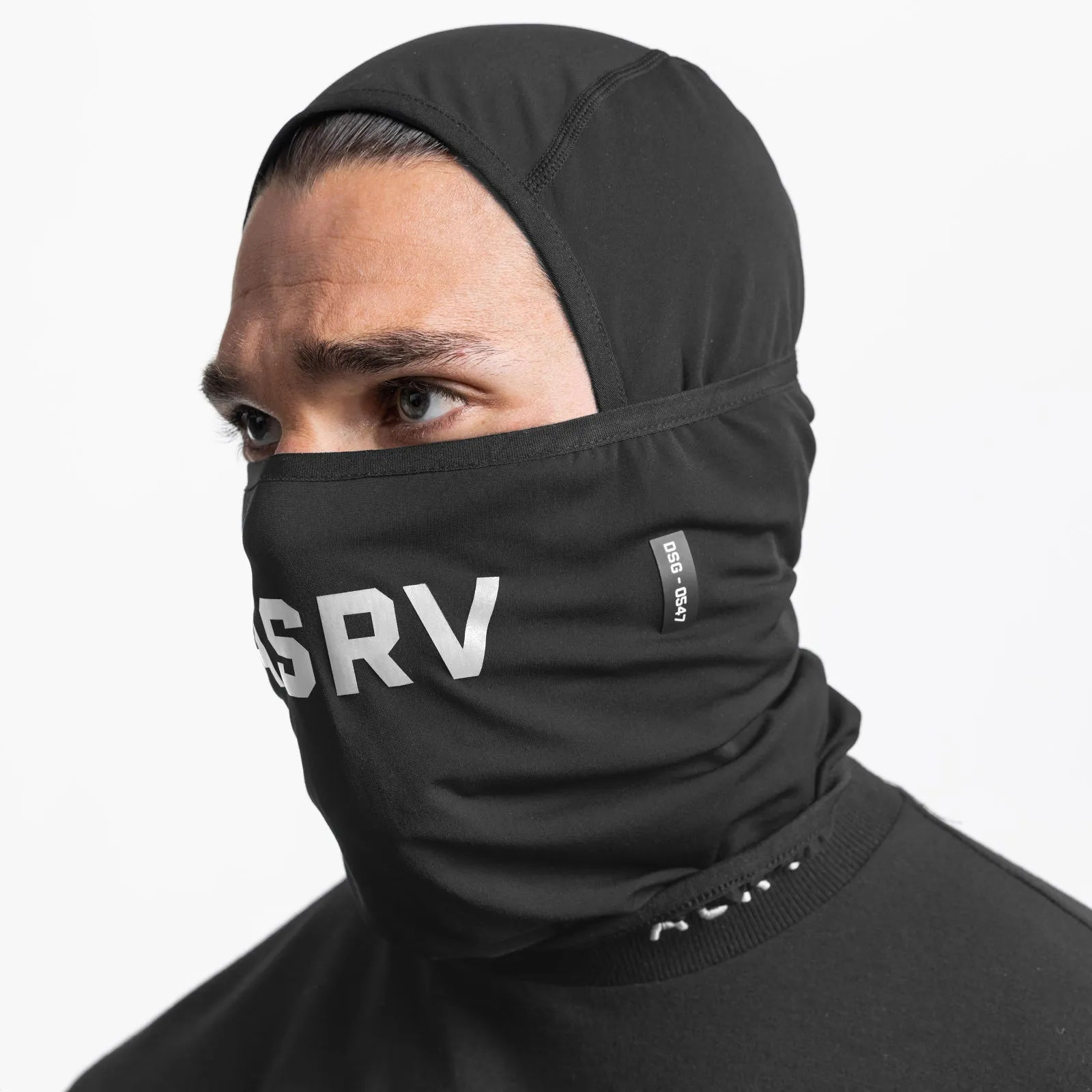 0547. Thermal Balaclava - Black/White