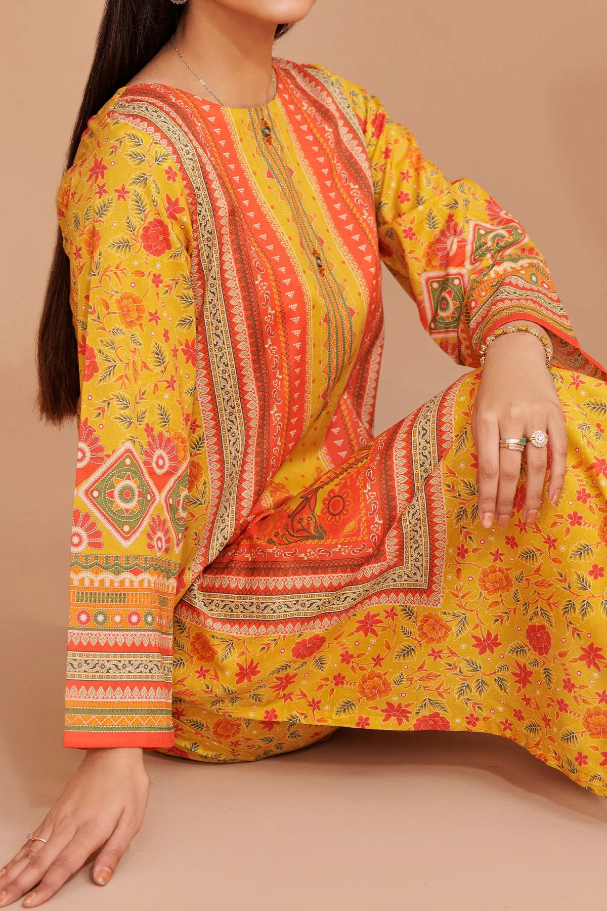 2 PIECE DIGITAL PRINT LAWN| DPC-308