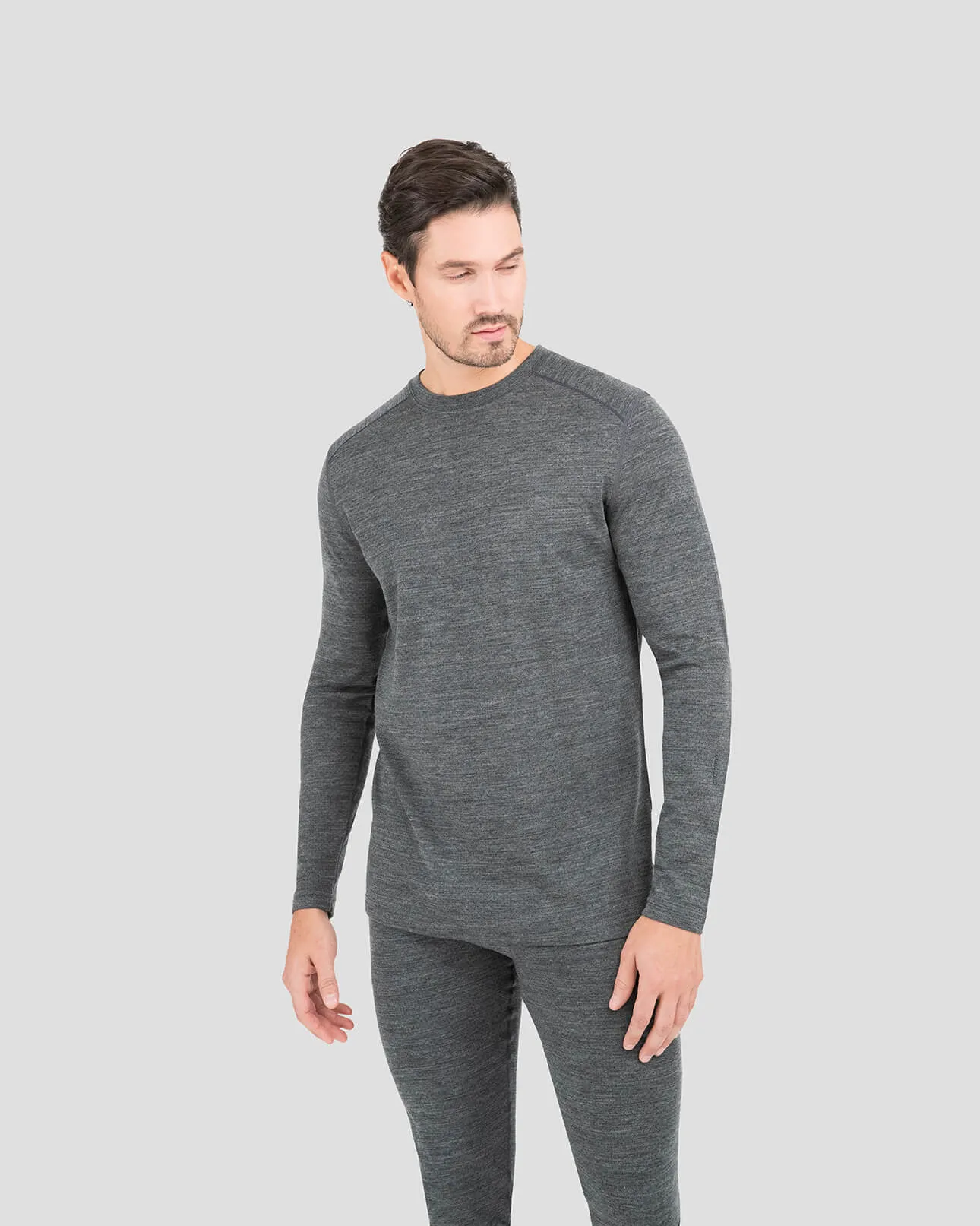 2.0 Men's Midweight Ultra Merino Wool Baselayer Crew Top