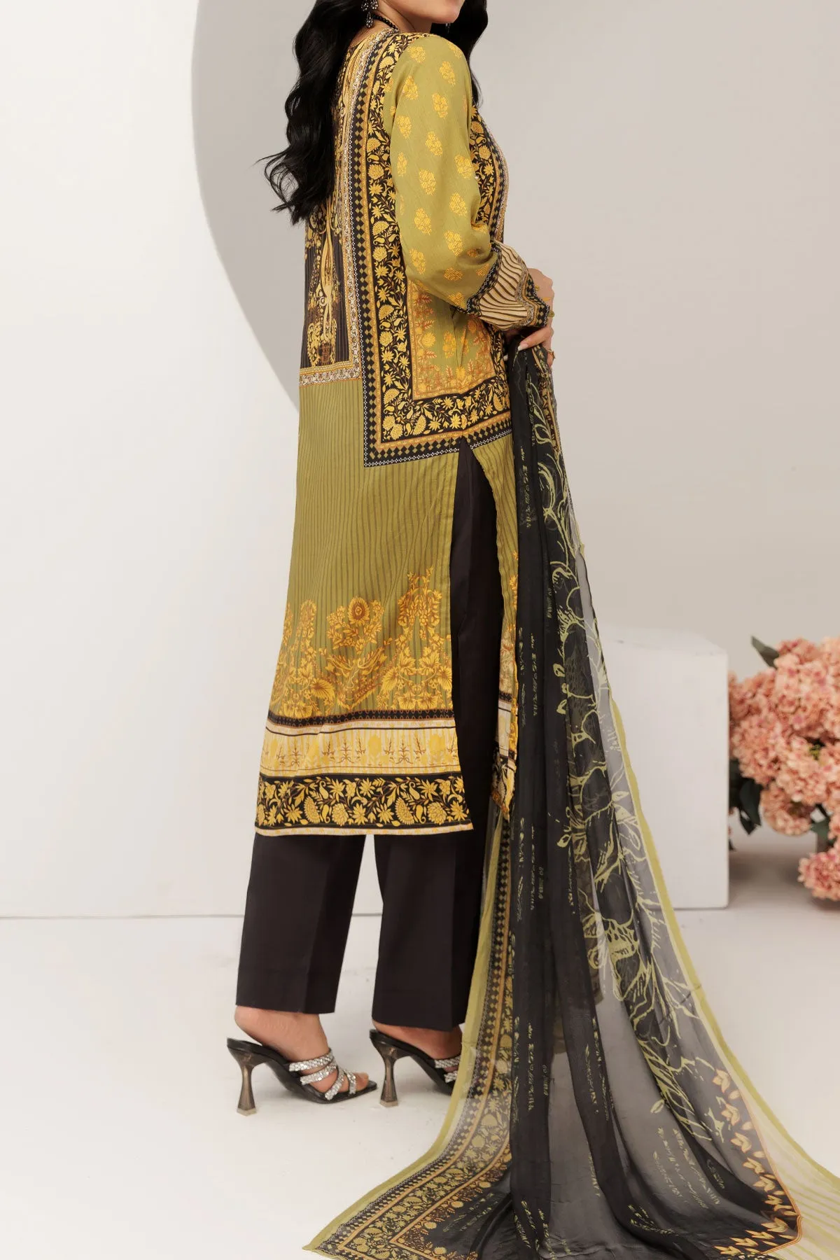 3 PIECE DIGITAL PRINT LAWN| DPC-349