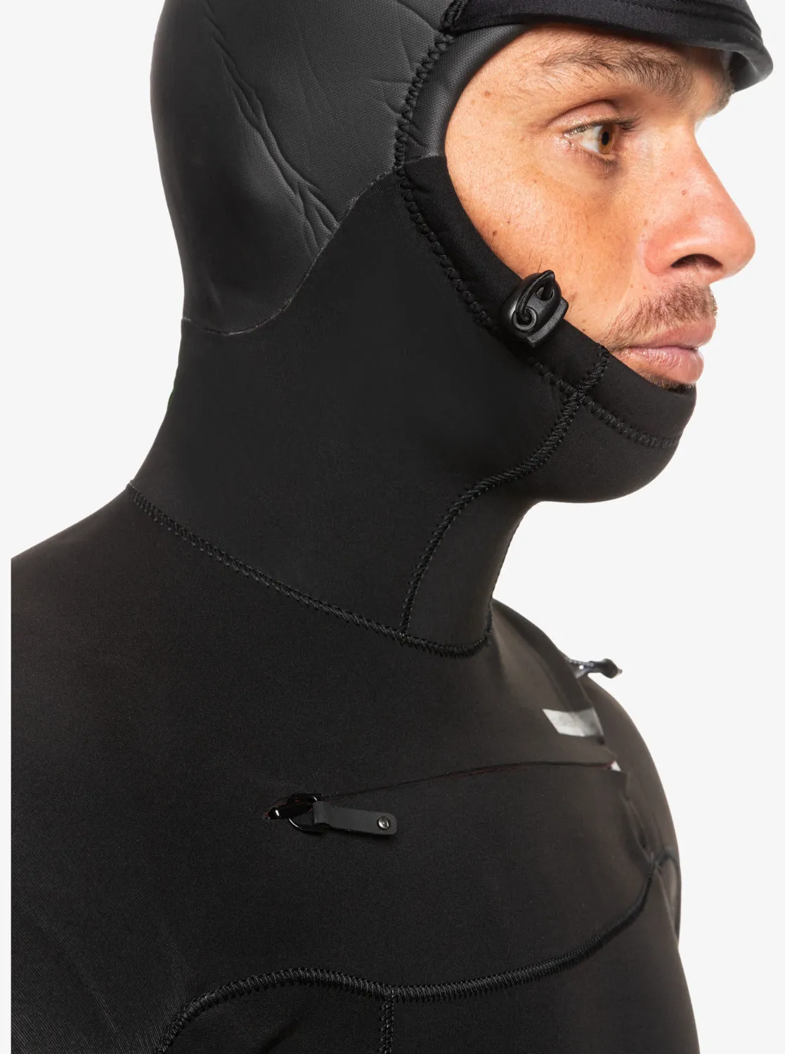 4/3 Everyday Sessions Hooded Chest-Zip Wetsuit - Black