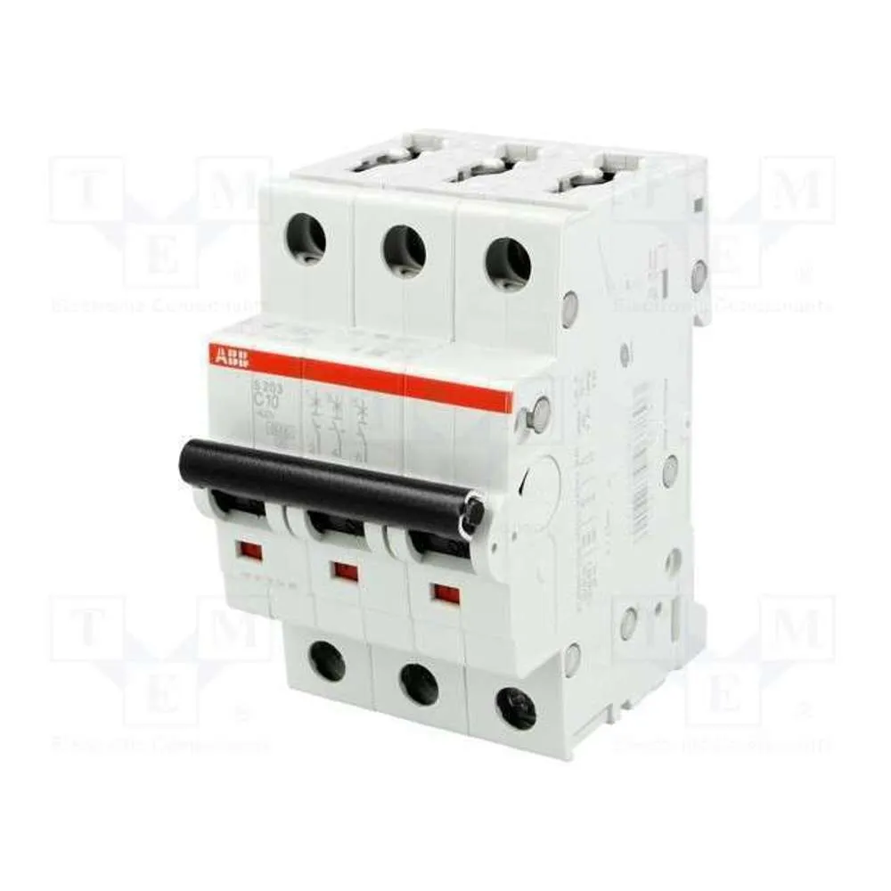 ABB 3 Pole MCB 6kA 16A