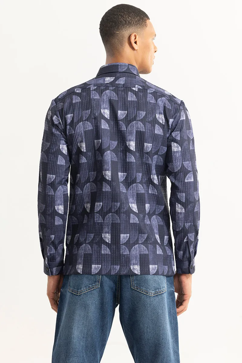 Abstractix Purple Overshirt