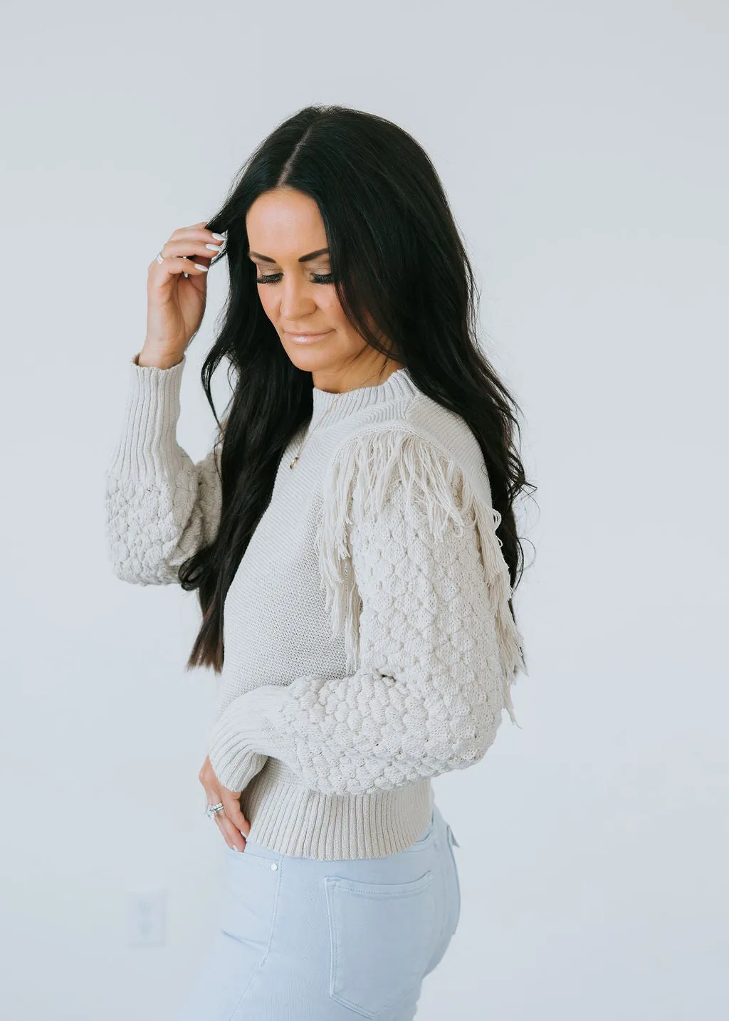 Addy Fringe Sweater