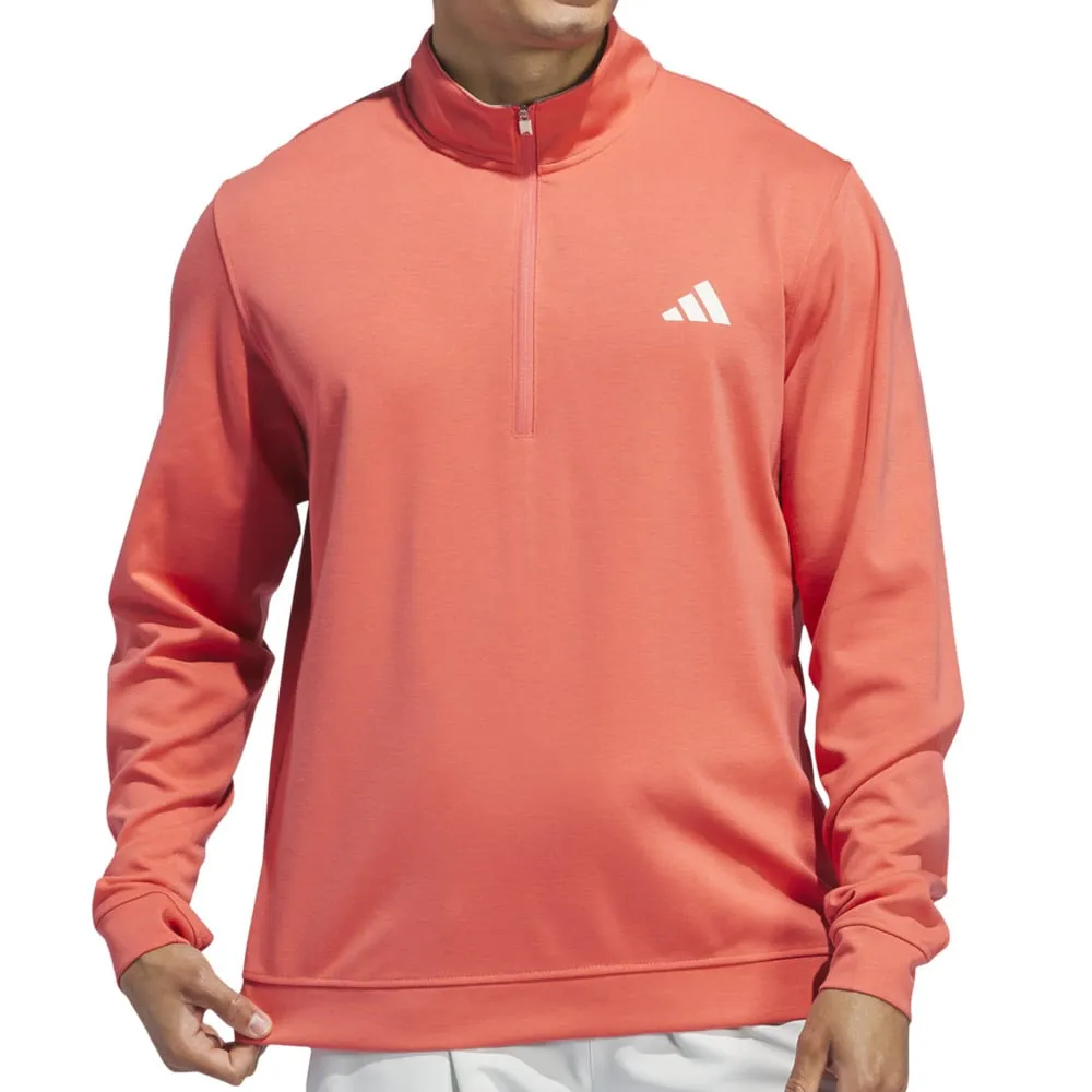 adidas Elevated 1/4 Zip Pullover - Preloved Scarlet