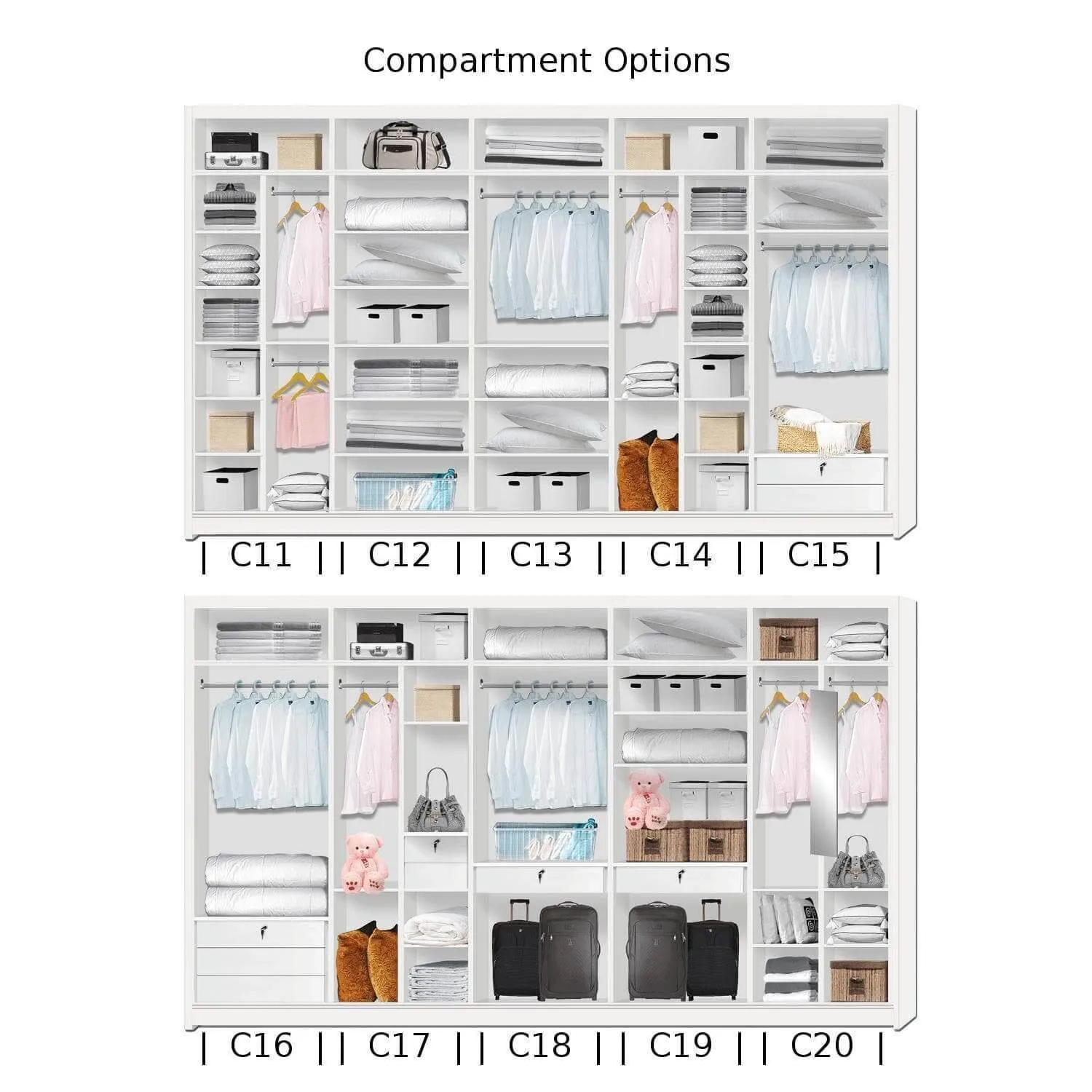 Amity Modular Wardrobe A07