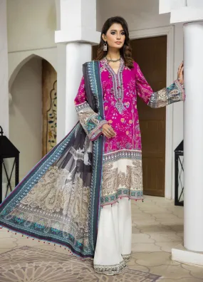 Anaya Unstitched 3 Piece Zulekha