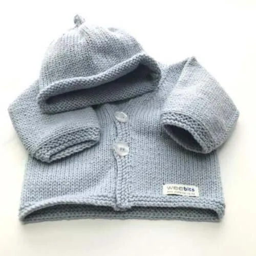 Baby Cardigan and Beanie Set