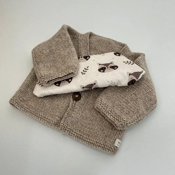 Baby Cardigan and Beanie Set