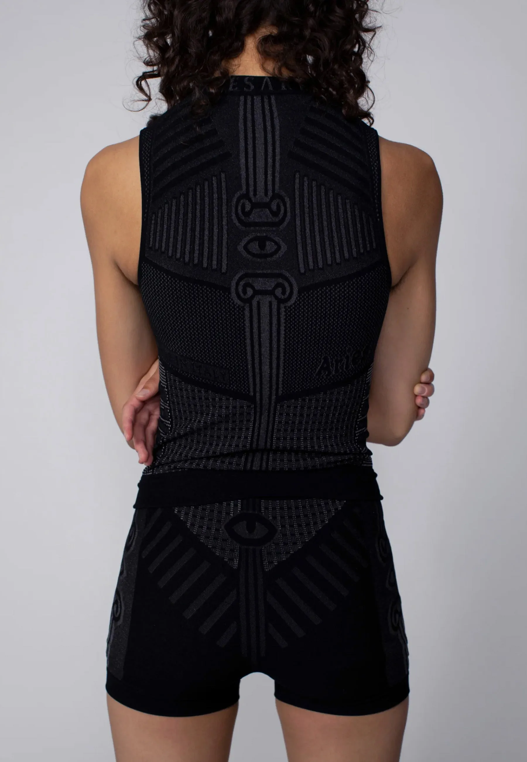 Base Layer Vest - Black/Grey