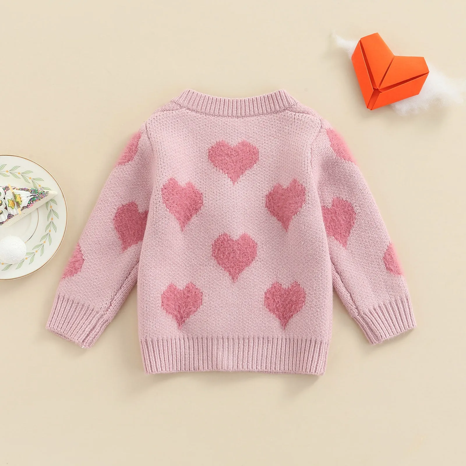 BIG HEARTS Knitted Cardigan