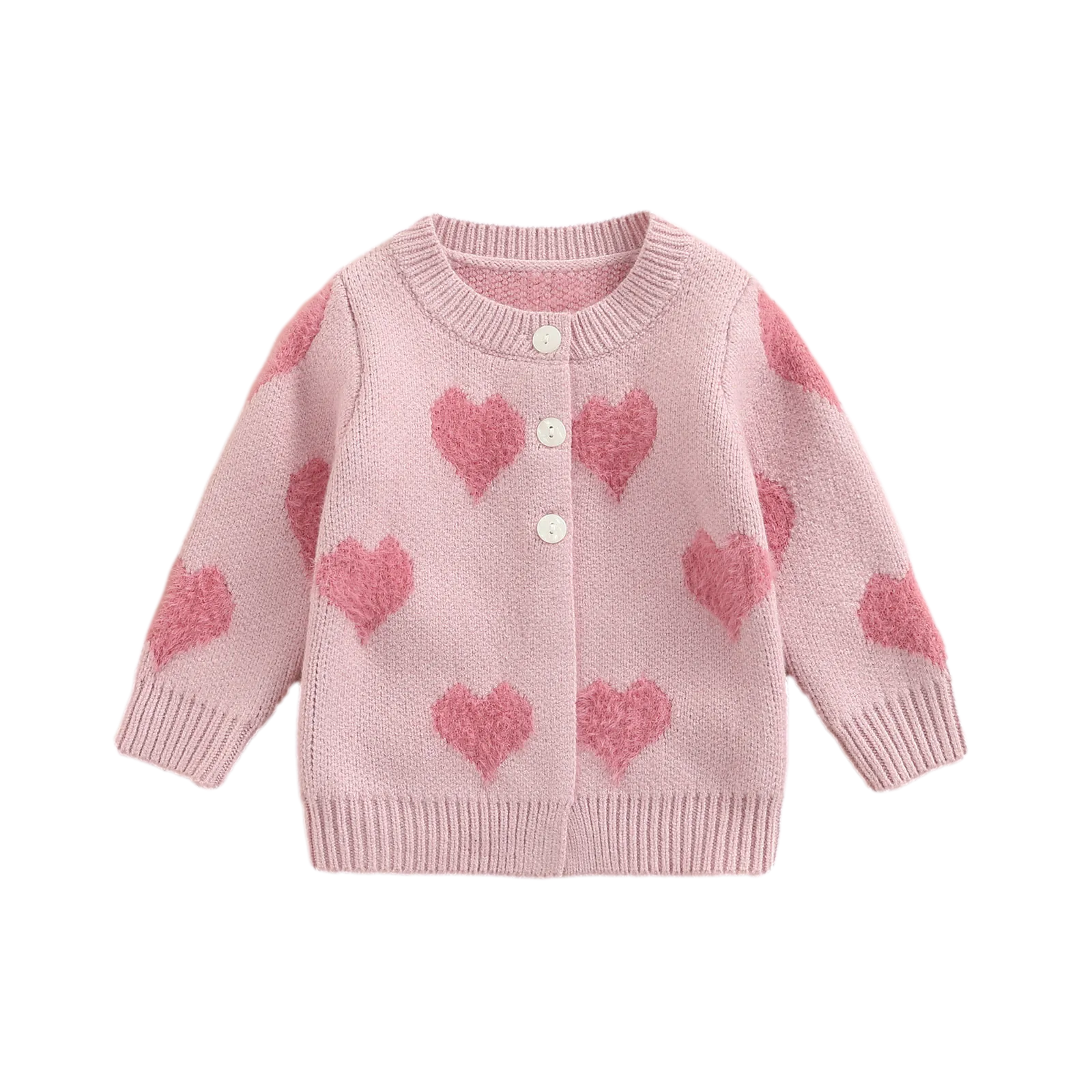 BIG HEARTS Knitted Cardigan