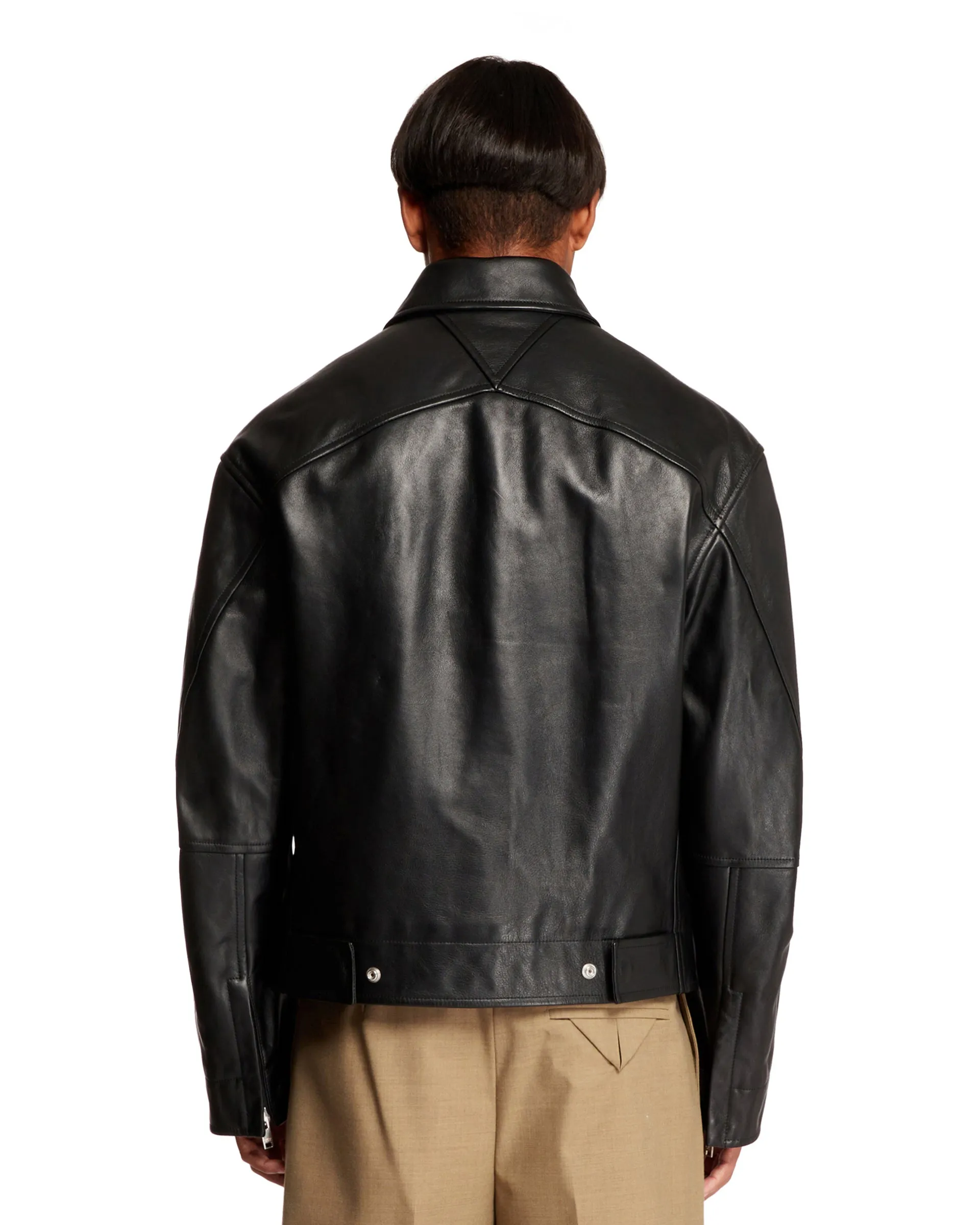 Black Leather Biker Jacket