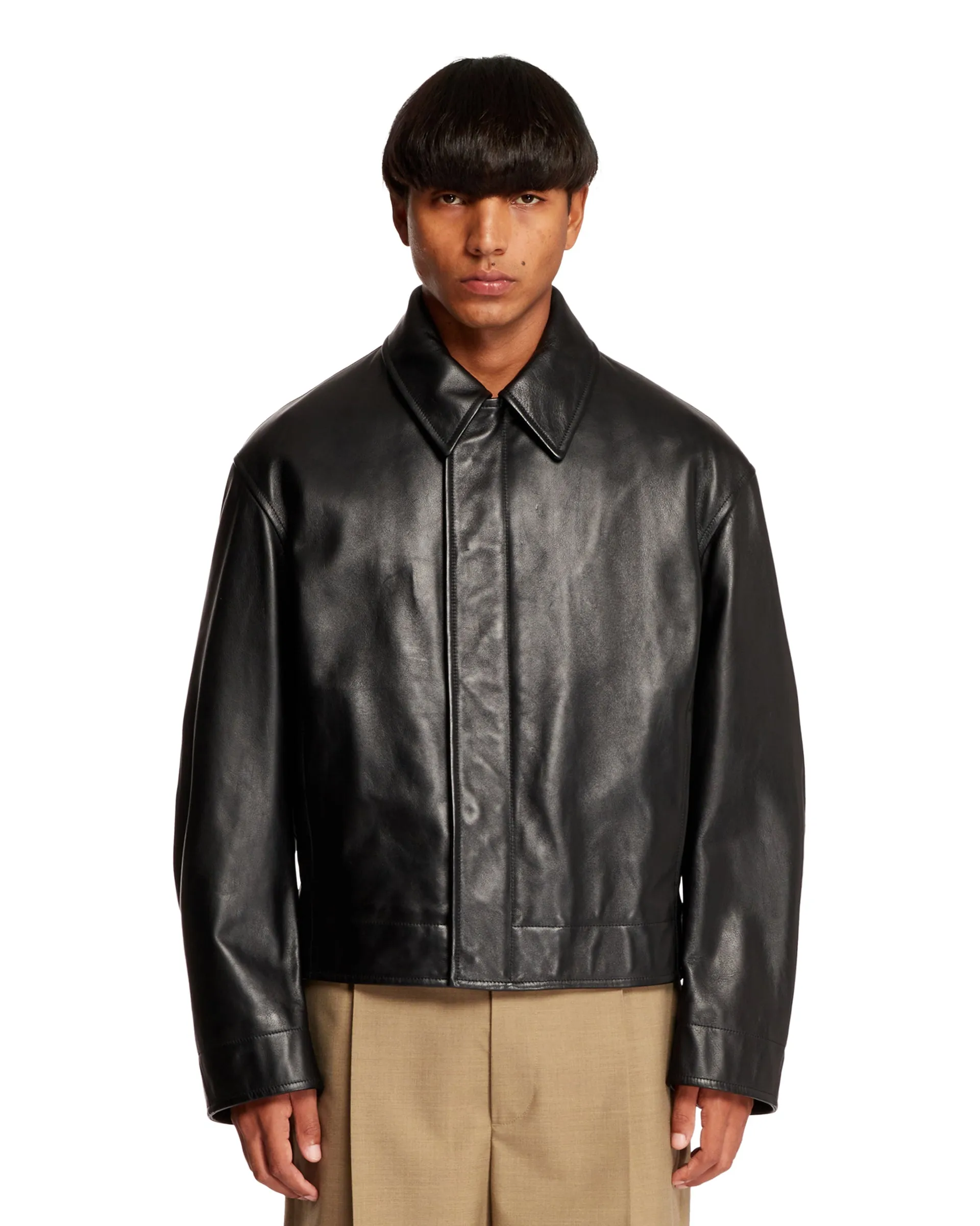 Black Leather Biker Jacket