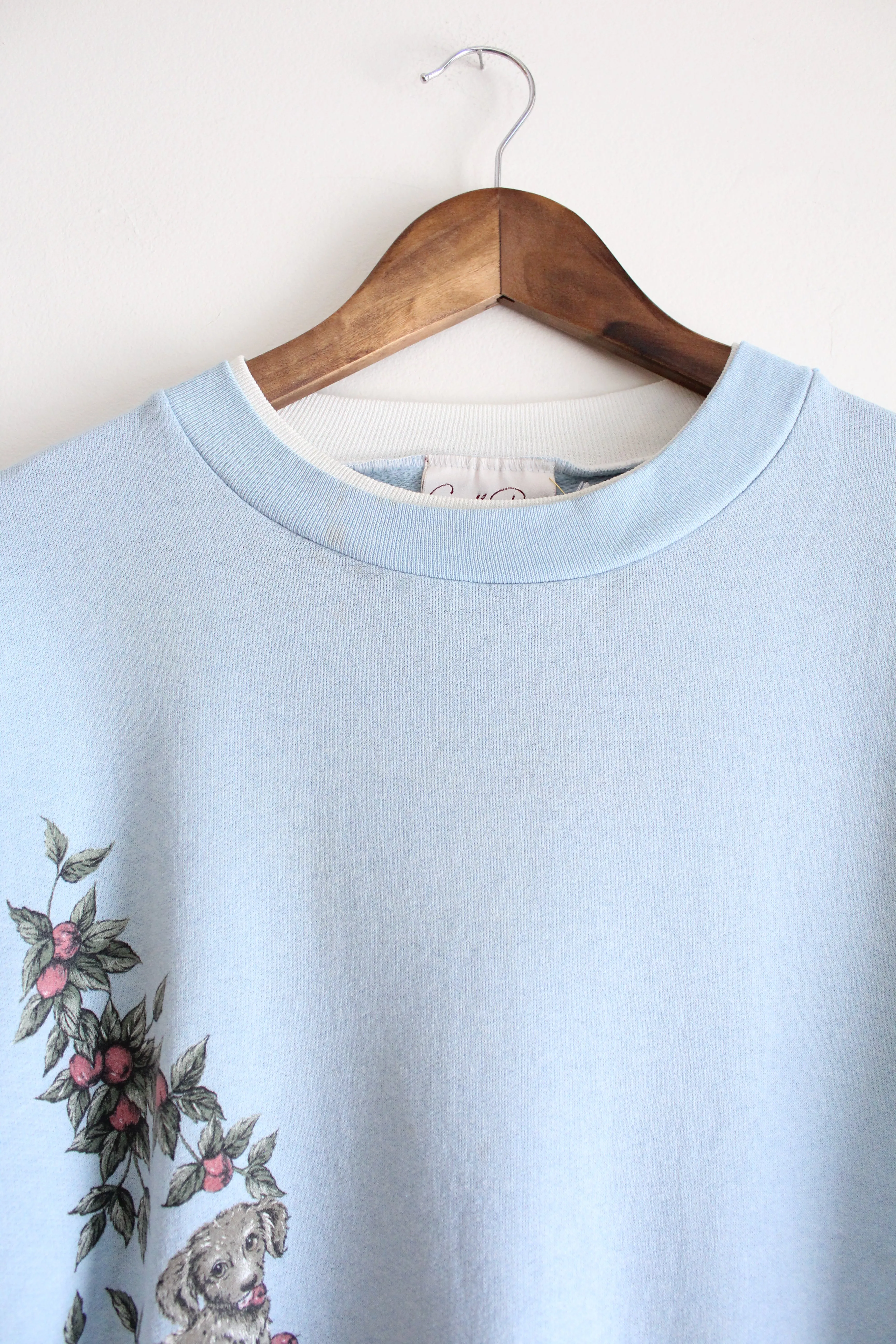 Blue Puppies Vintage Sweatshirt