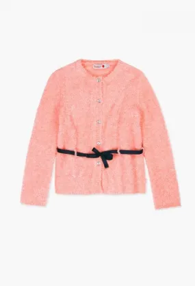 Boboli Cardigan - Pink Lurex