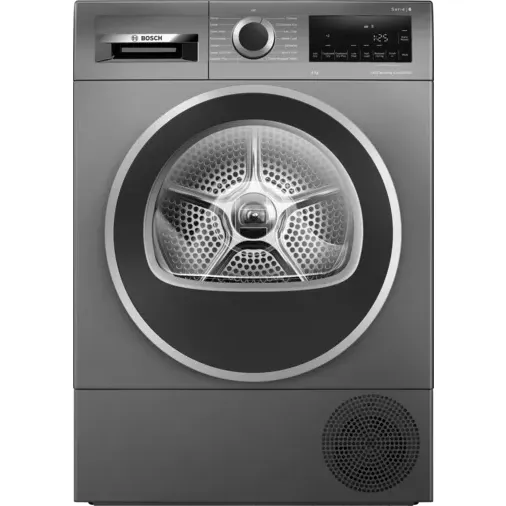 Bosch Series 6 9KG Freestanding Heat Pump Tumble Dryer - Cast Iron Grey | WQG245R9GB