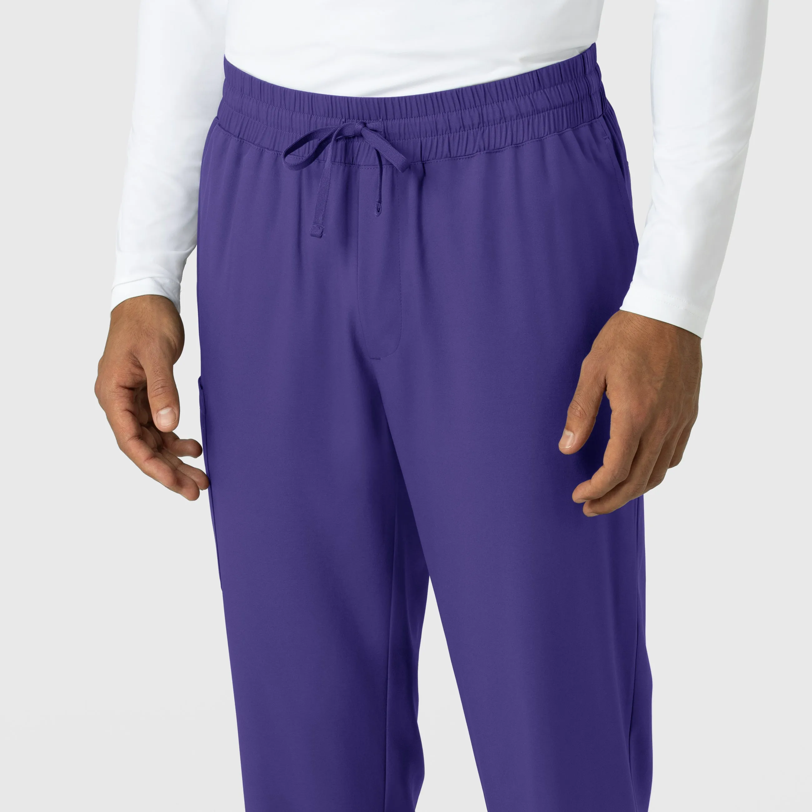 Boundless Men's Straight Leg Scrub Pant - Grape