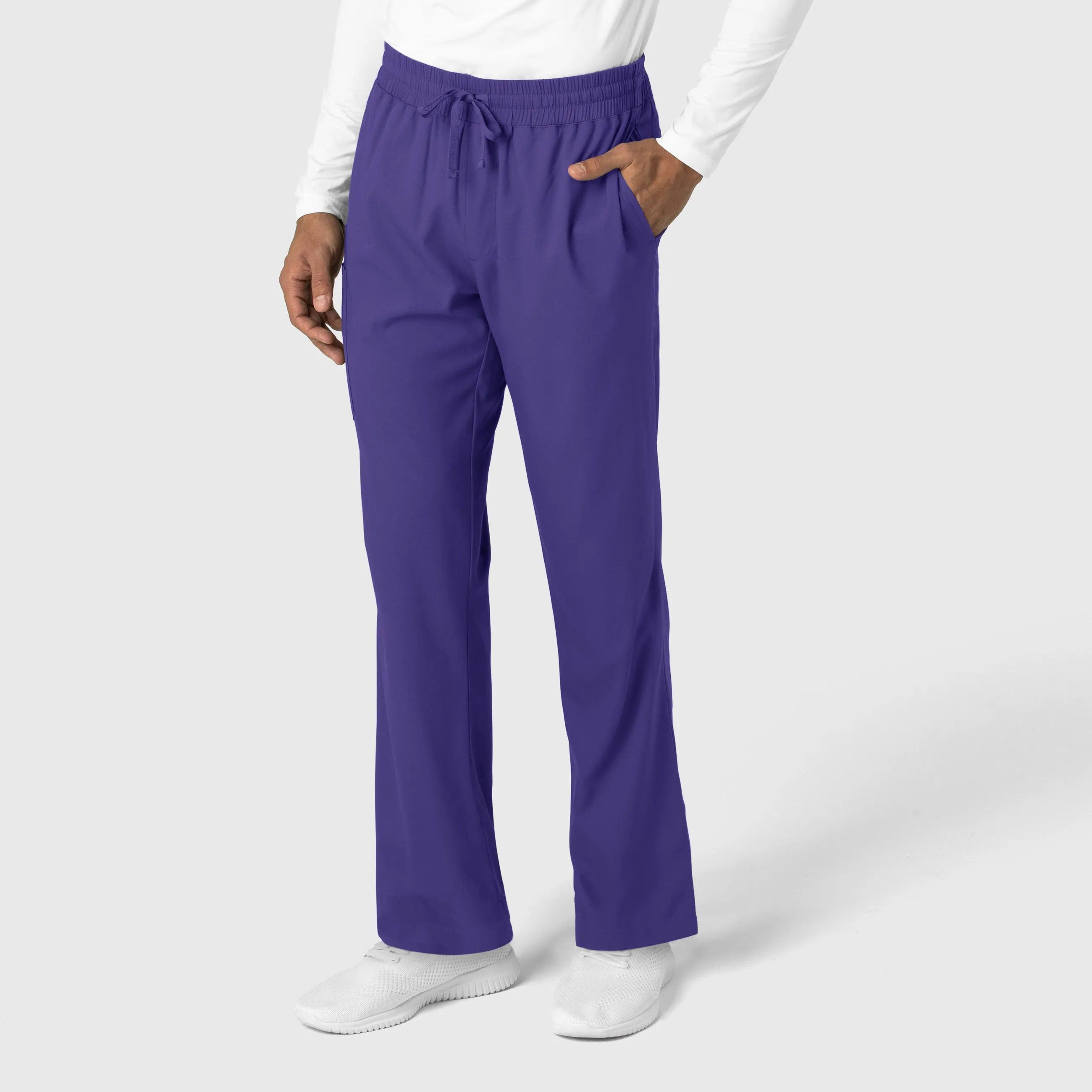 Boundless Men's Straight Leg Scrub Pant - Grape