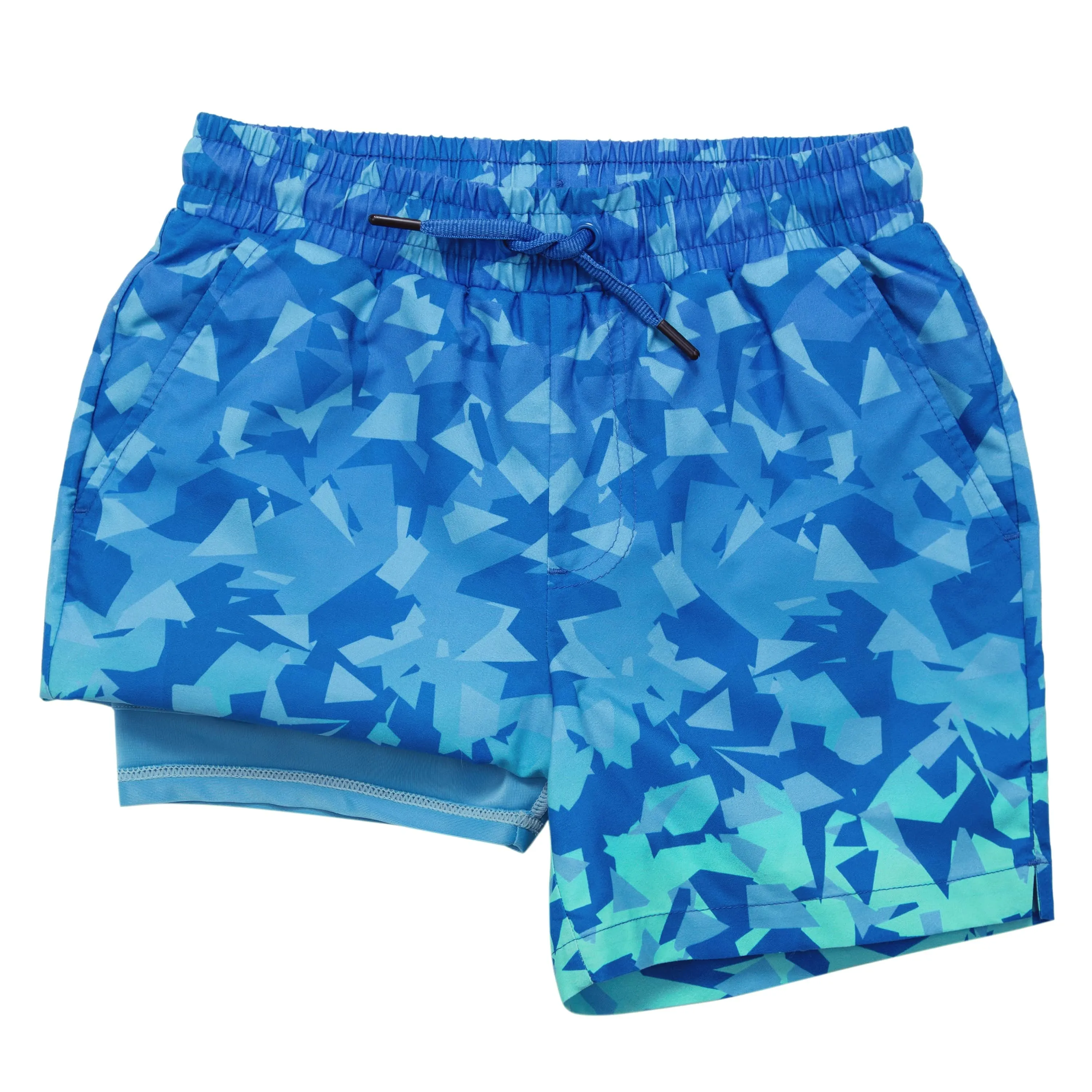 Boys' Compression Liner Swim Trunks Quick Dry Bathing Suit