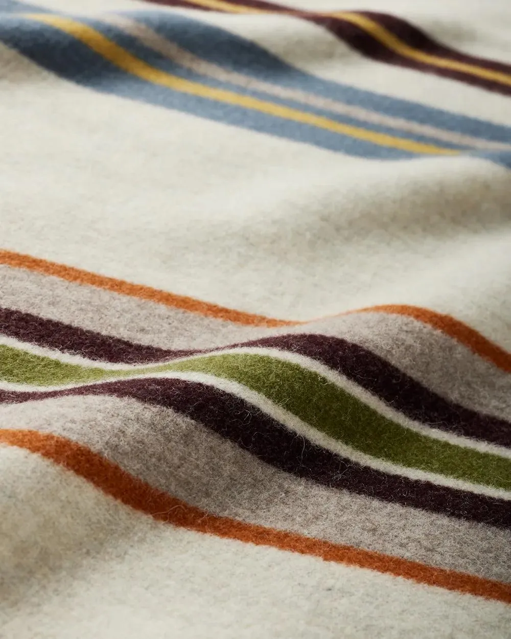 Bridger Stripe Wool Throw - 2 Colors