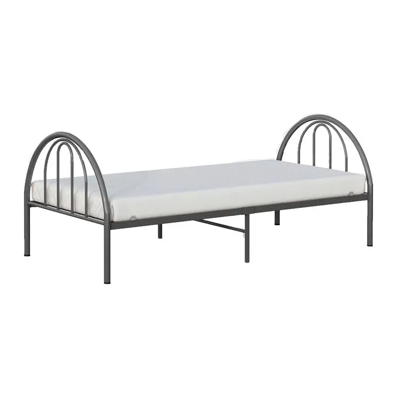 Brooklyn Metal Twin Bed - Earl Gray