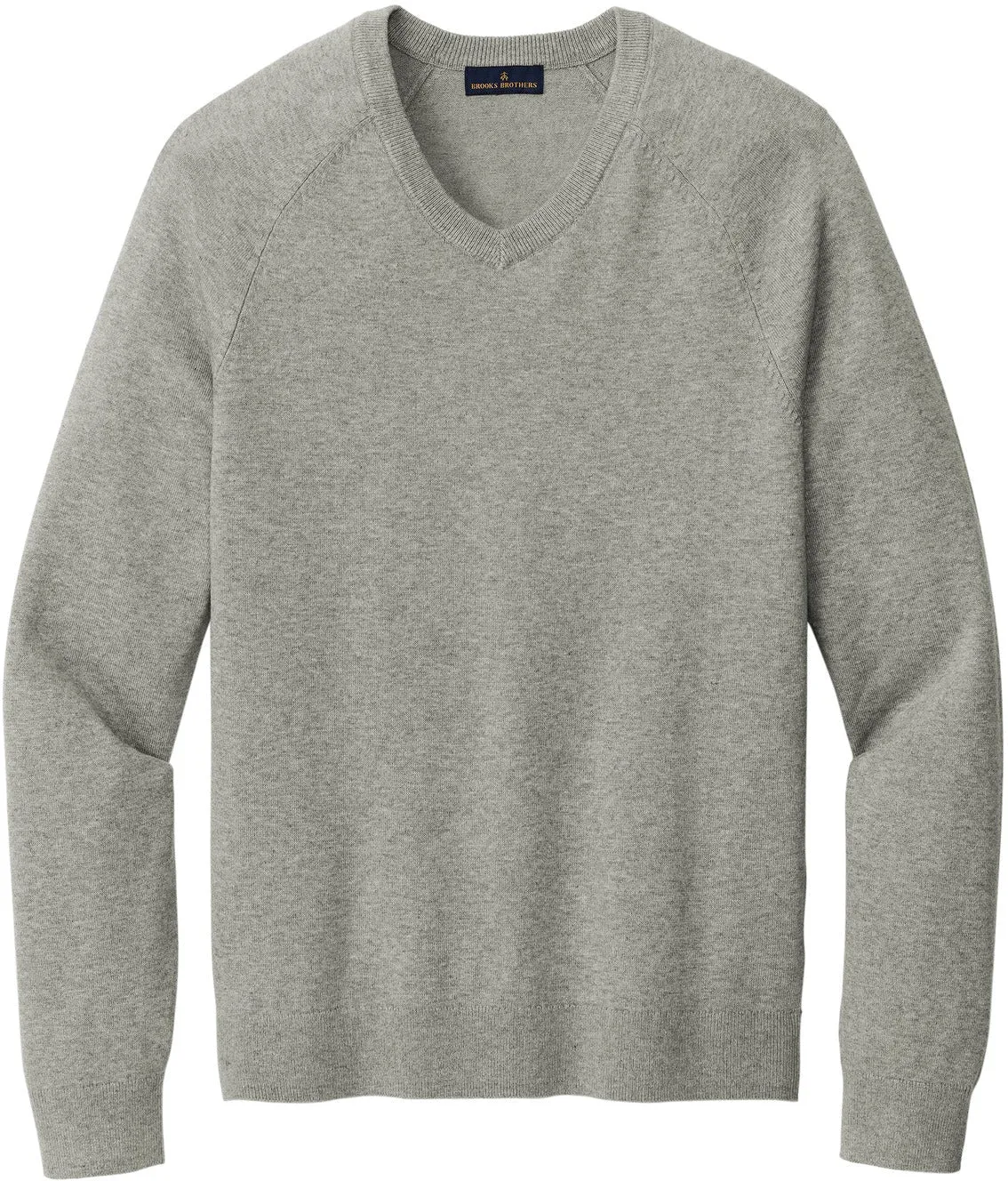 Brooks Brothers Cotton Stretch V-Neck Sweater