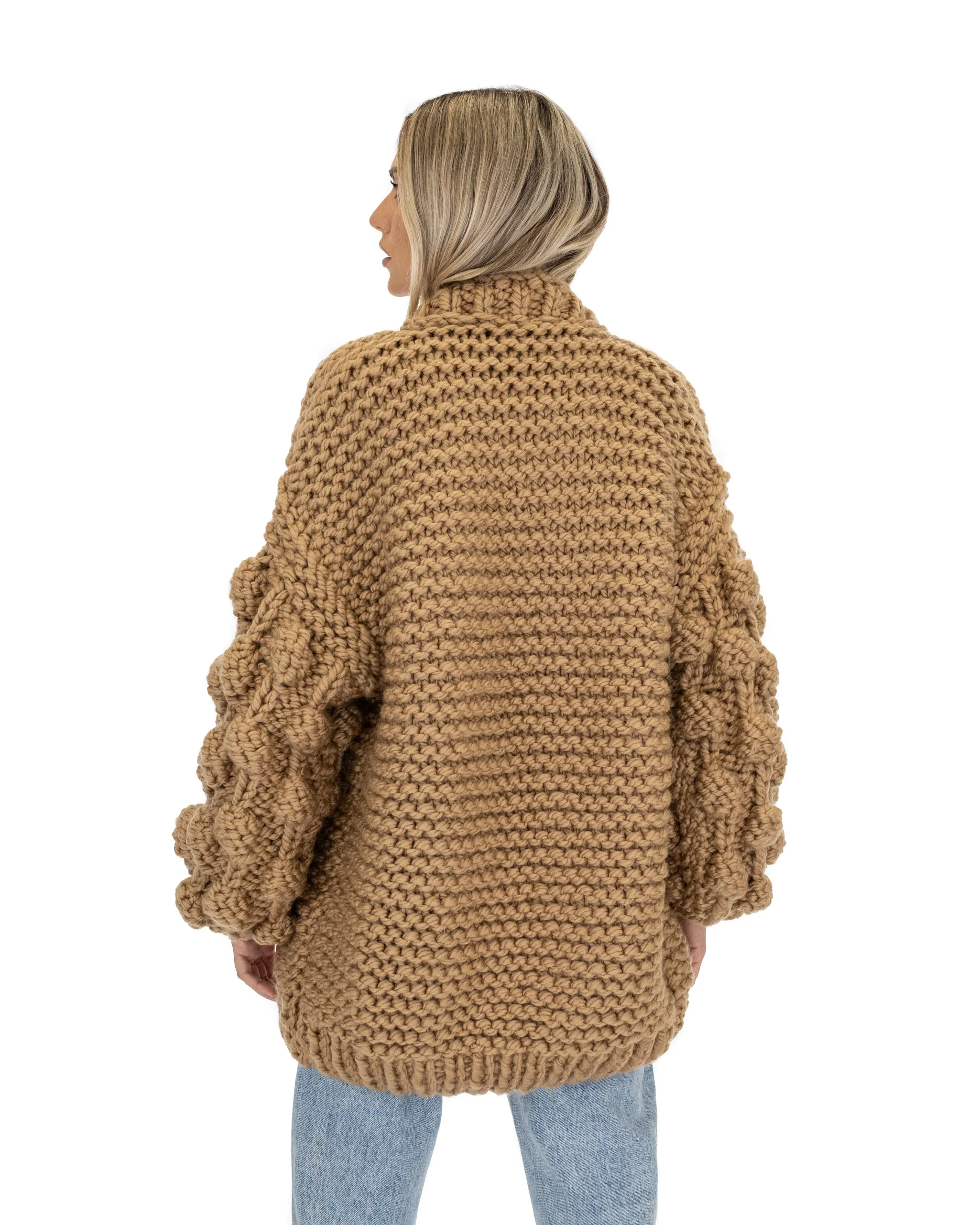 Bubble Sleeve Cardigan