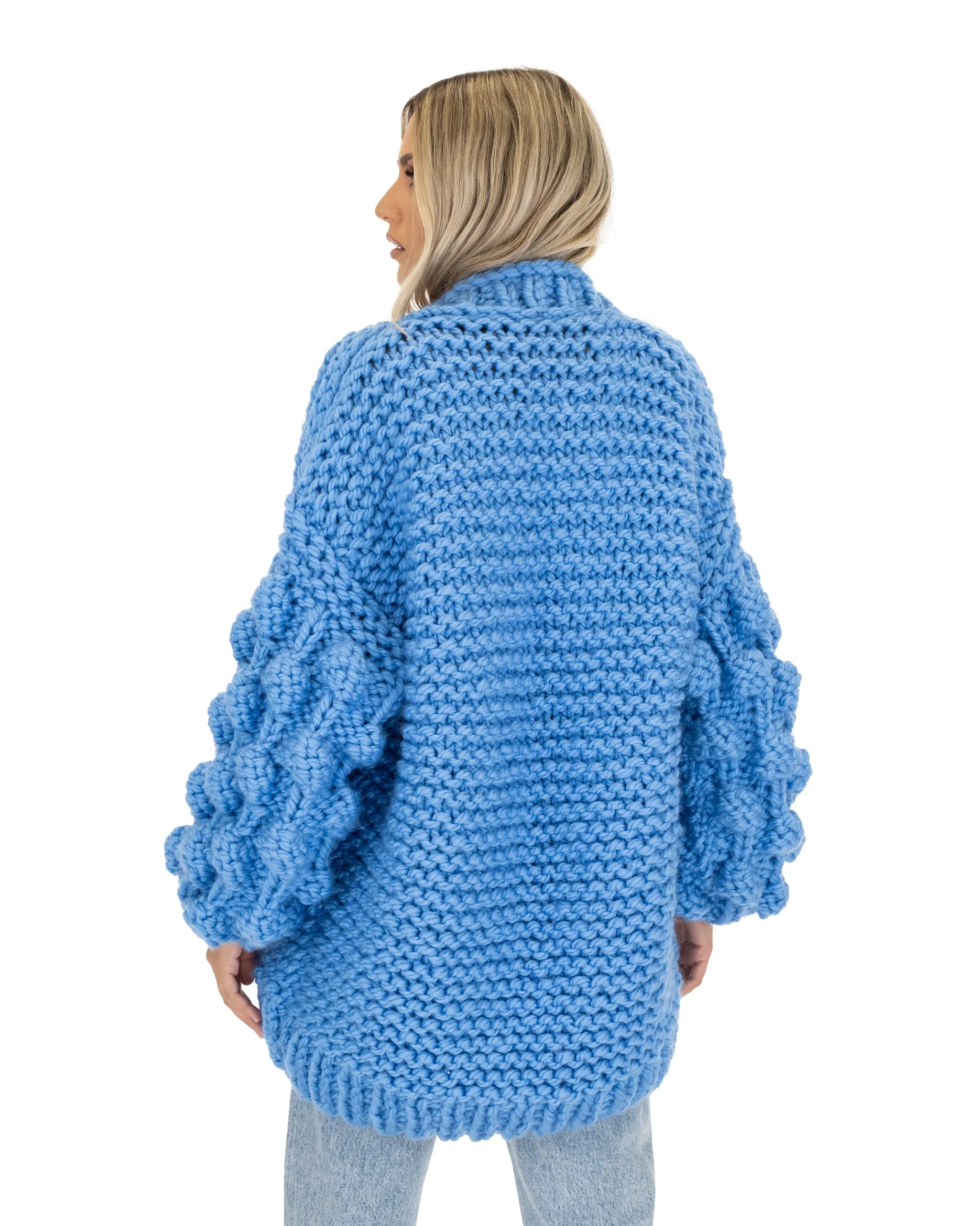 Bubble Sleeve Cardigan