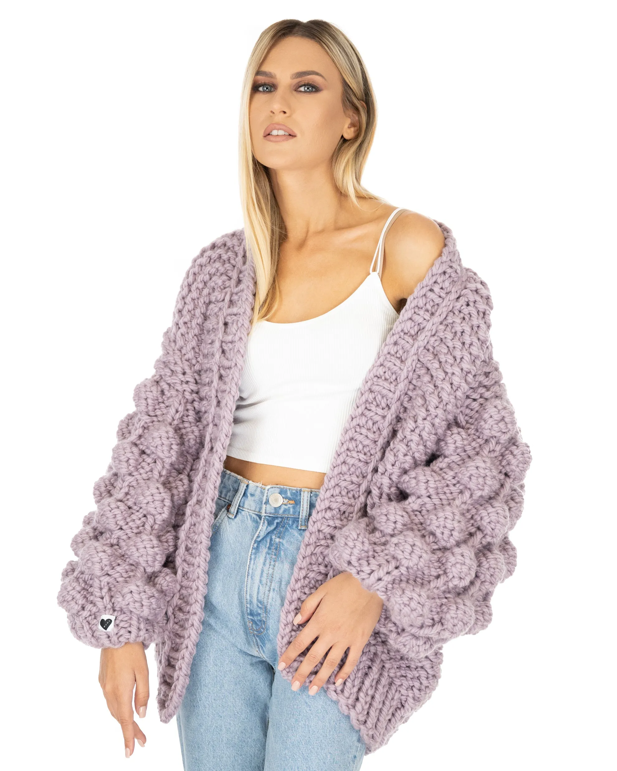 Bubble Sleeve Cardigan