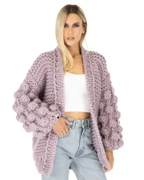 Bubble Sleeve Cardigan