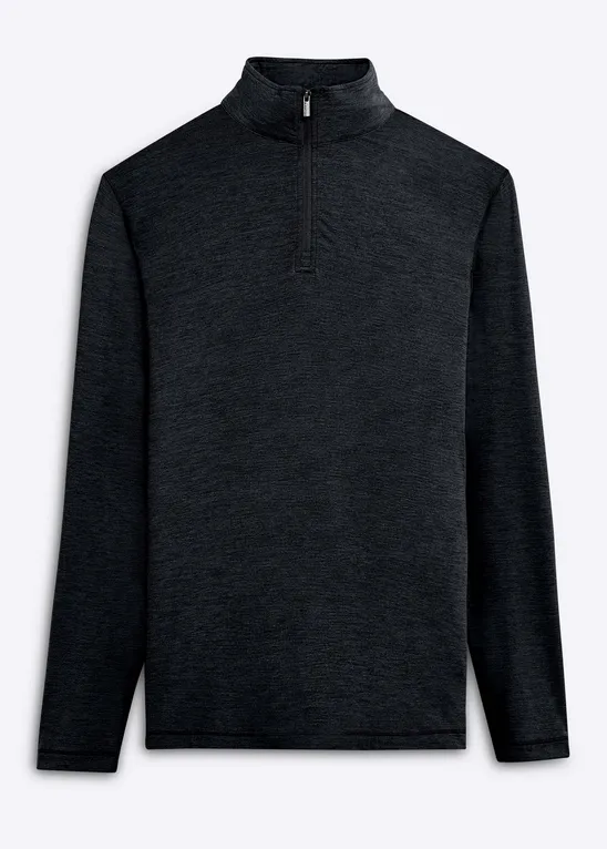 Bugatchi 1/4 Zip, Caviar