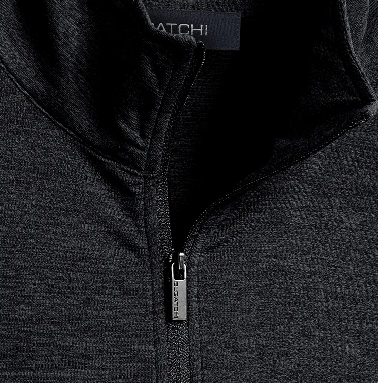 Bugatchi 1/4 Zip, Caviar