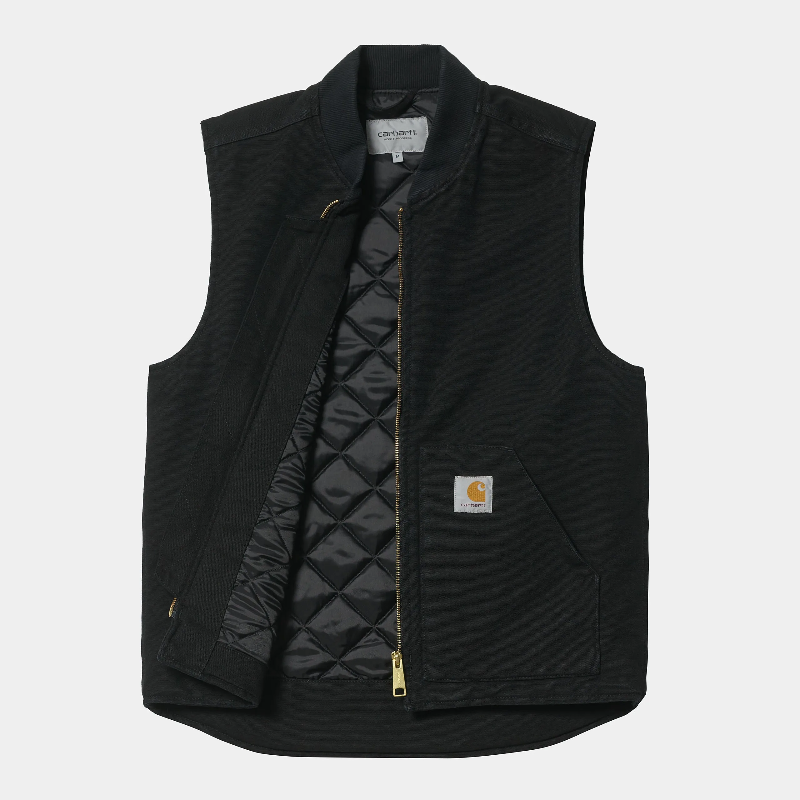 Carhartt WIP - Canvas Vest Jacket - Black (Rinsed)