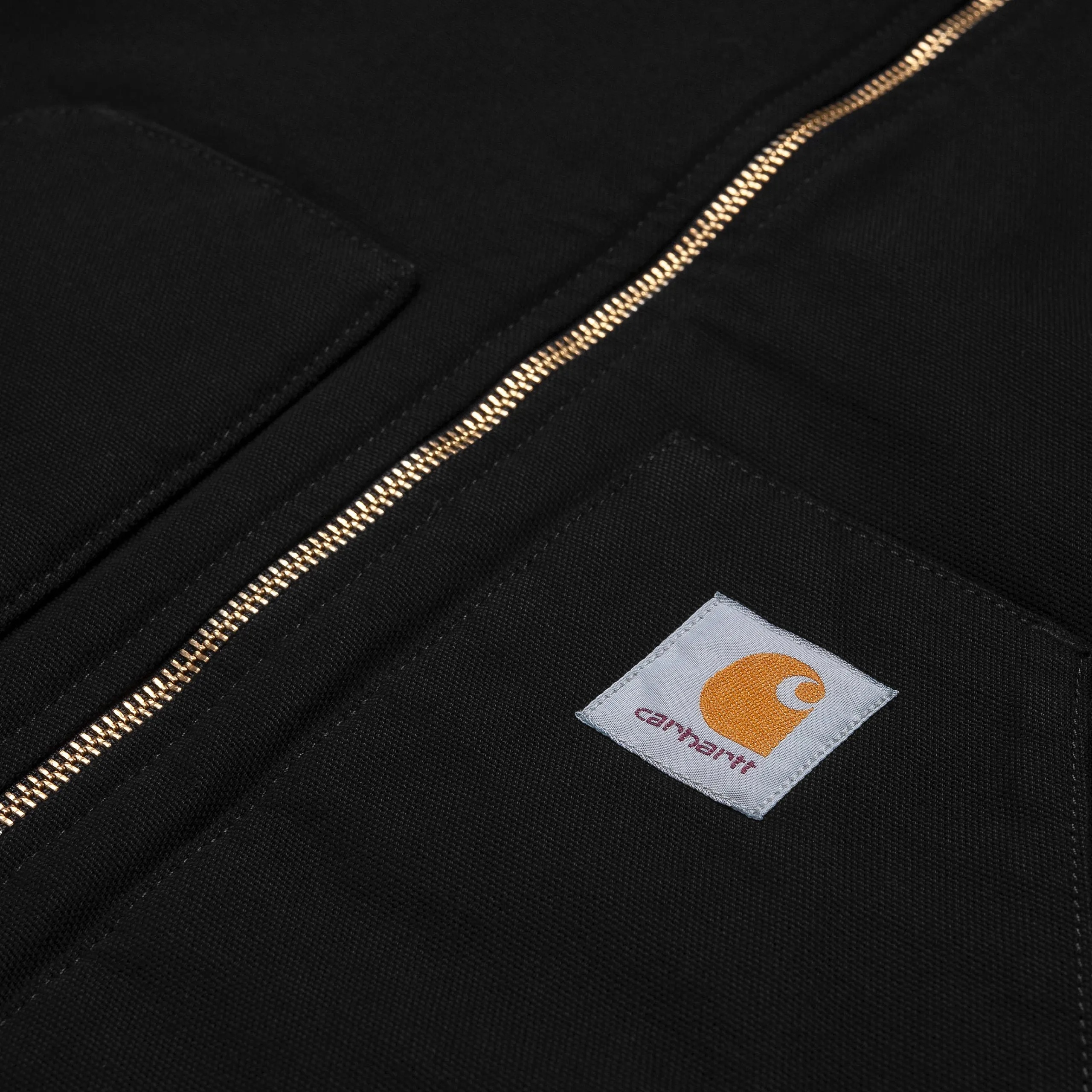 Carhartt WIP - Canvas Vest Jacket - Black (Rinsed)