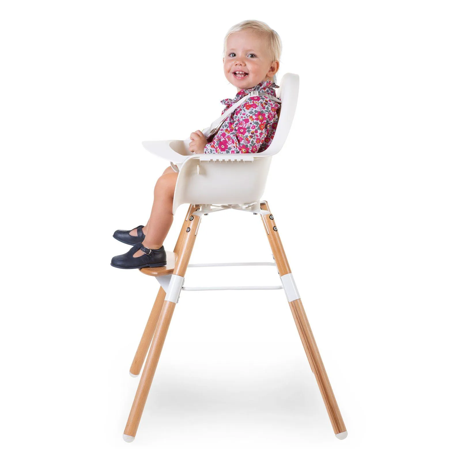 Childhome Evolu 2 Highchair - Natural/White