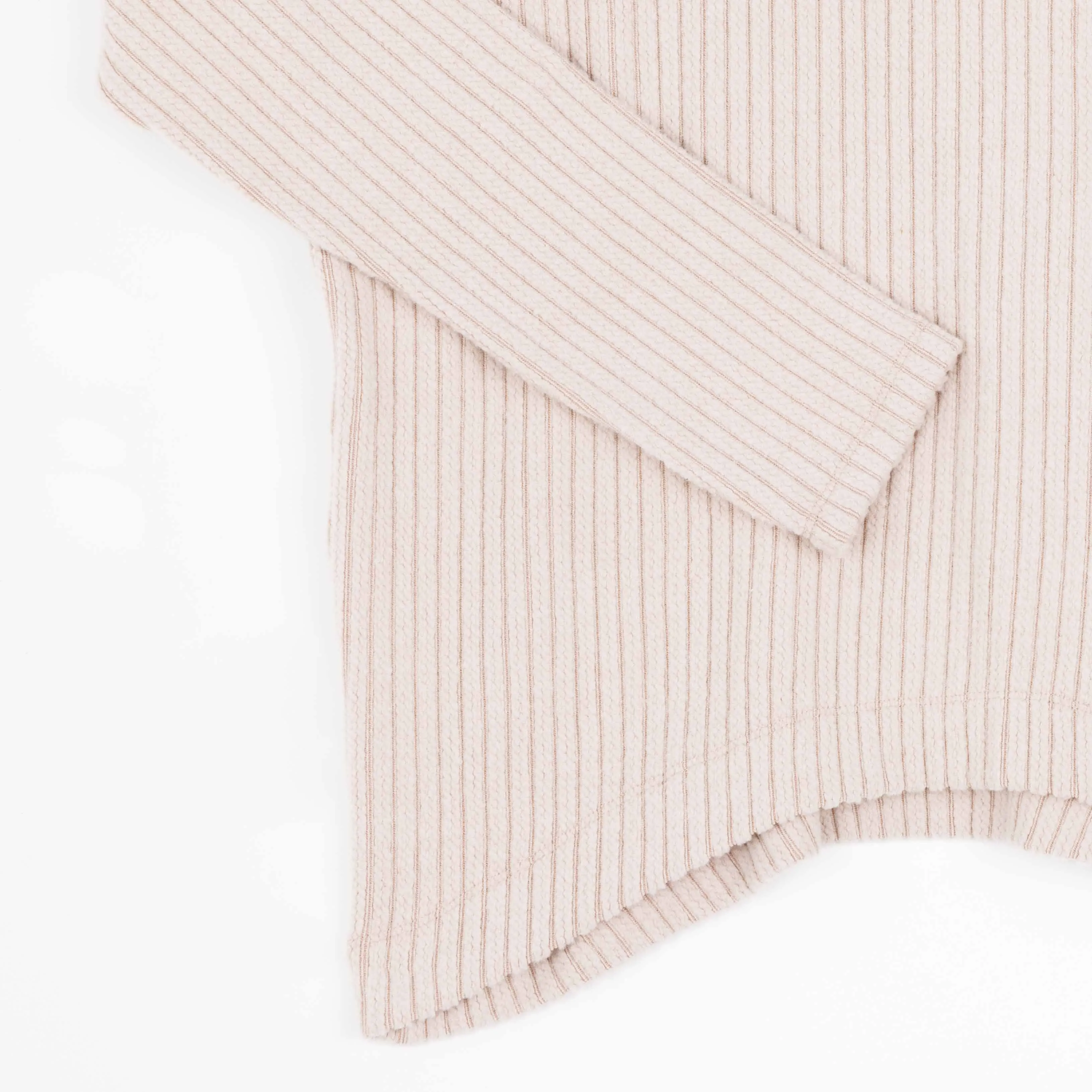 Chunky Ribbed - Tipped Hem Sweater Top - Sand - Limited Sizes!