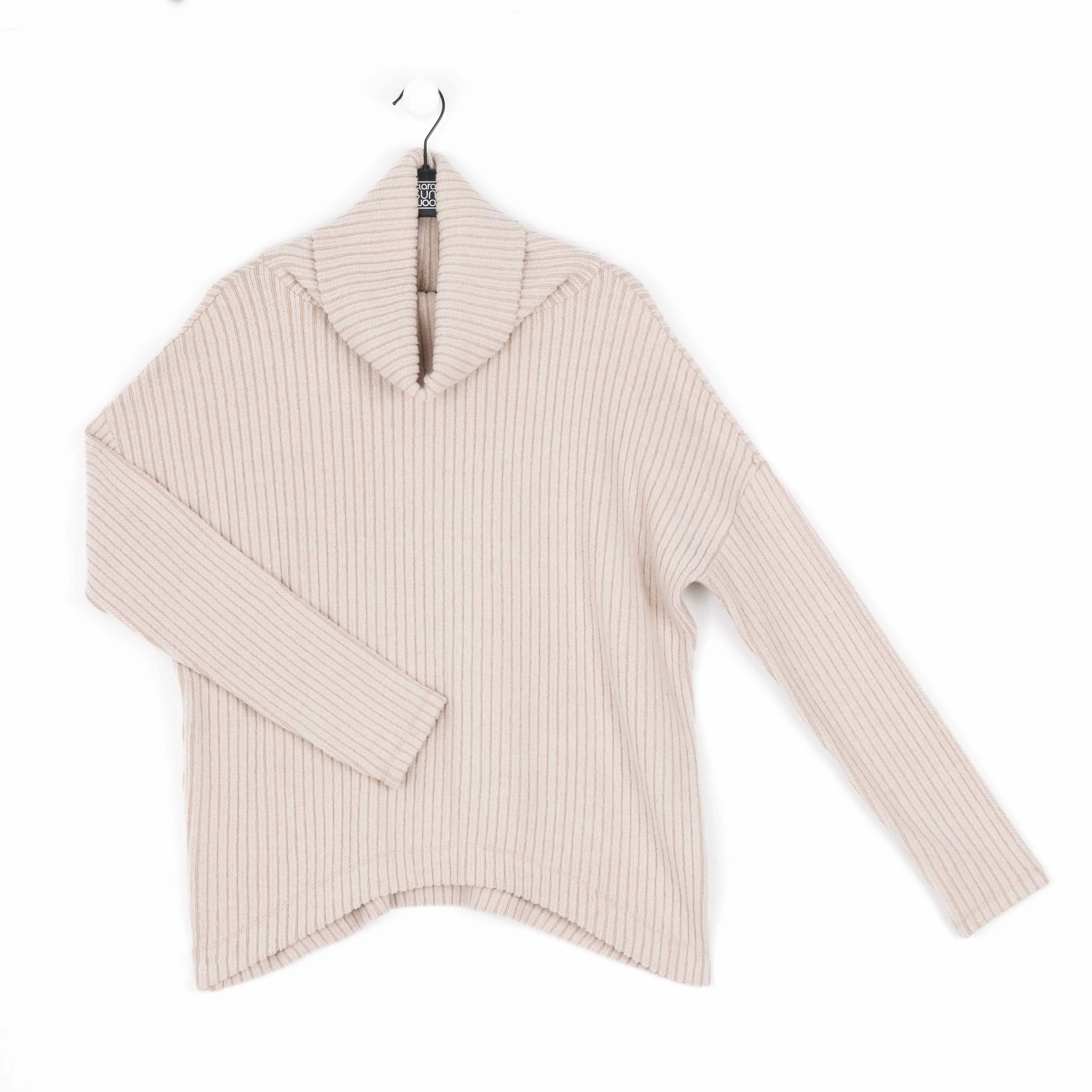 Chunky Ribbed - Tipped Hem Sweater Top - Sand - Limited Sizes!