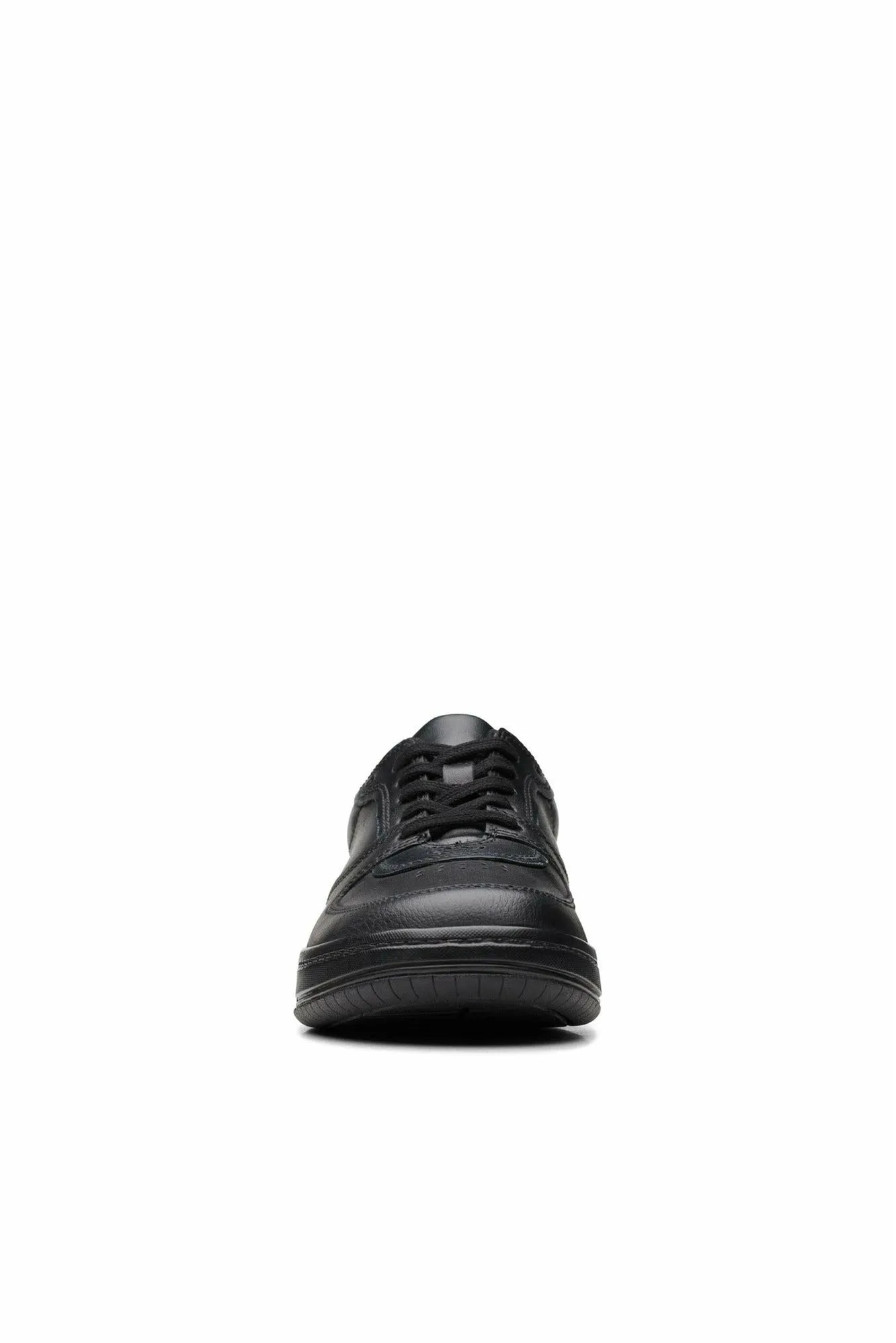 Clarks Fawn Lay Youth in black leather