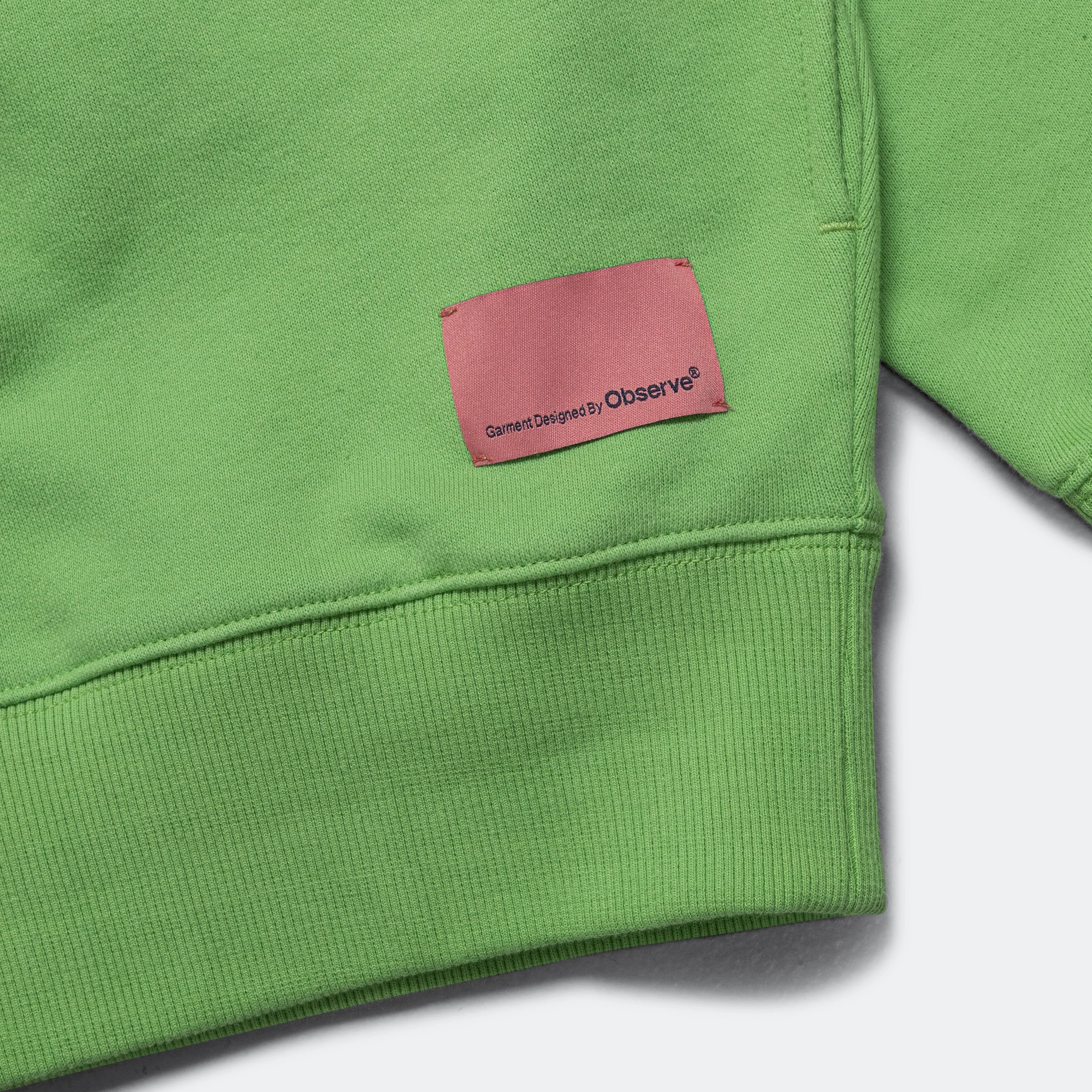 Classic Logo Hood - Lime Green