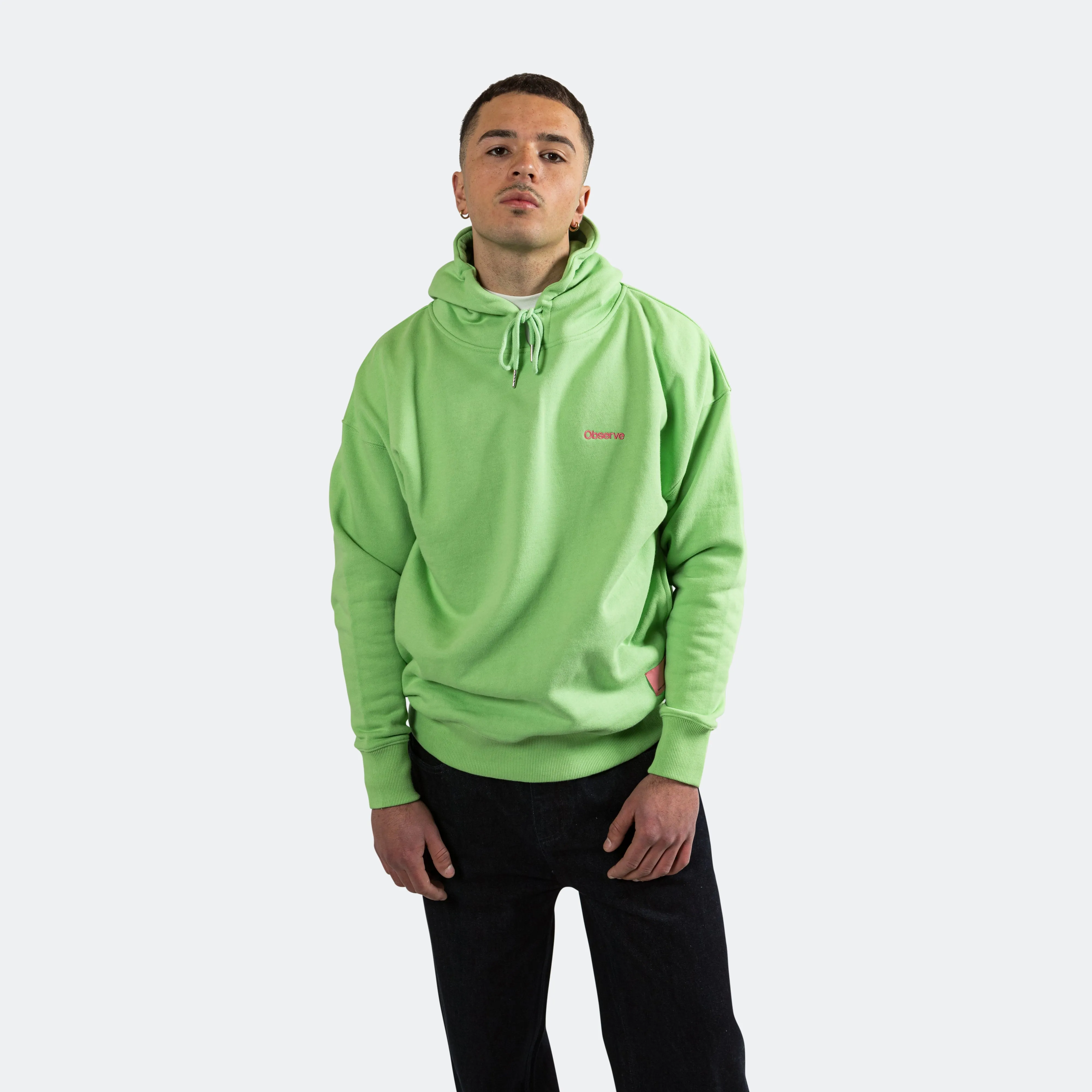 Classic Logo Hood - Lime Green