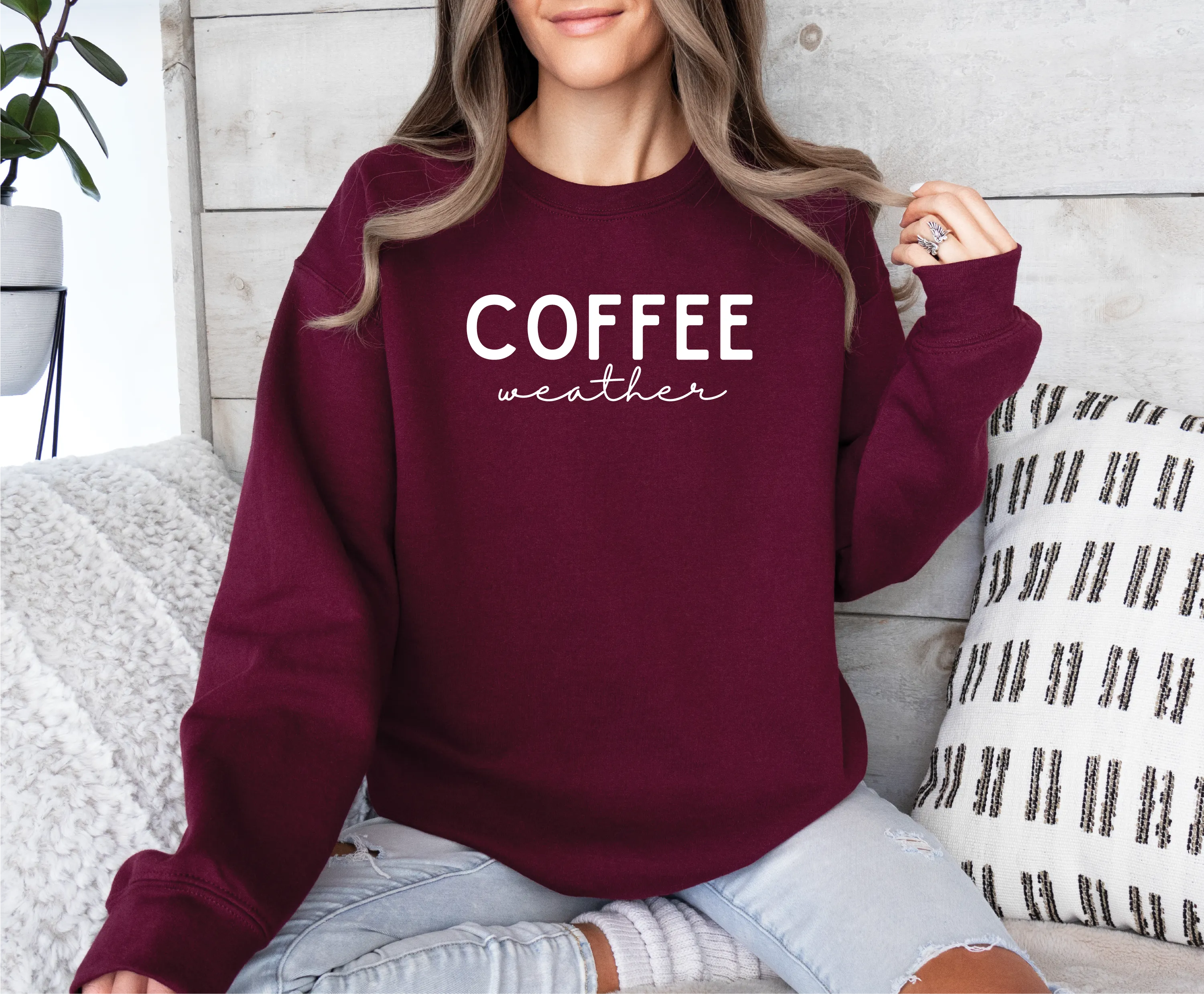 Coffee Weather Classic Crew Neck Sweater