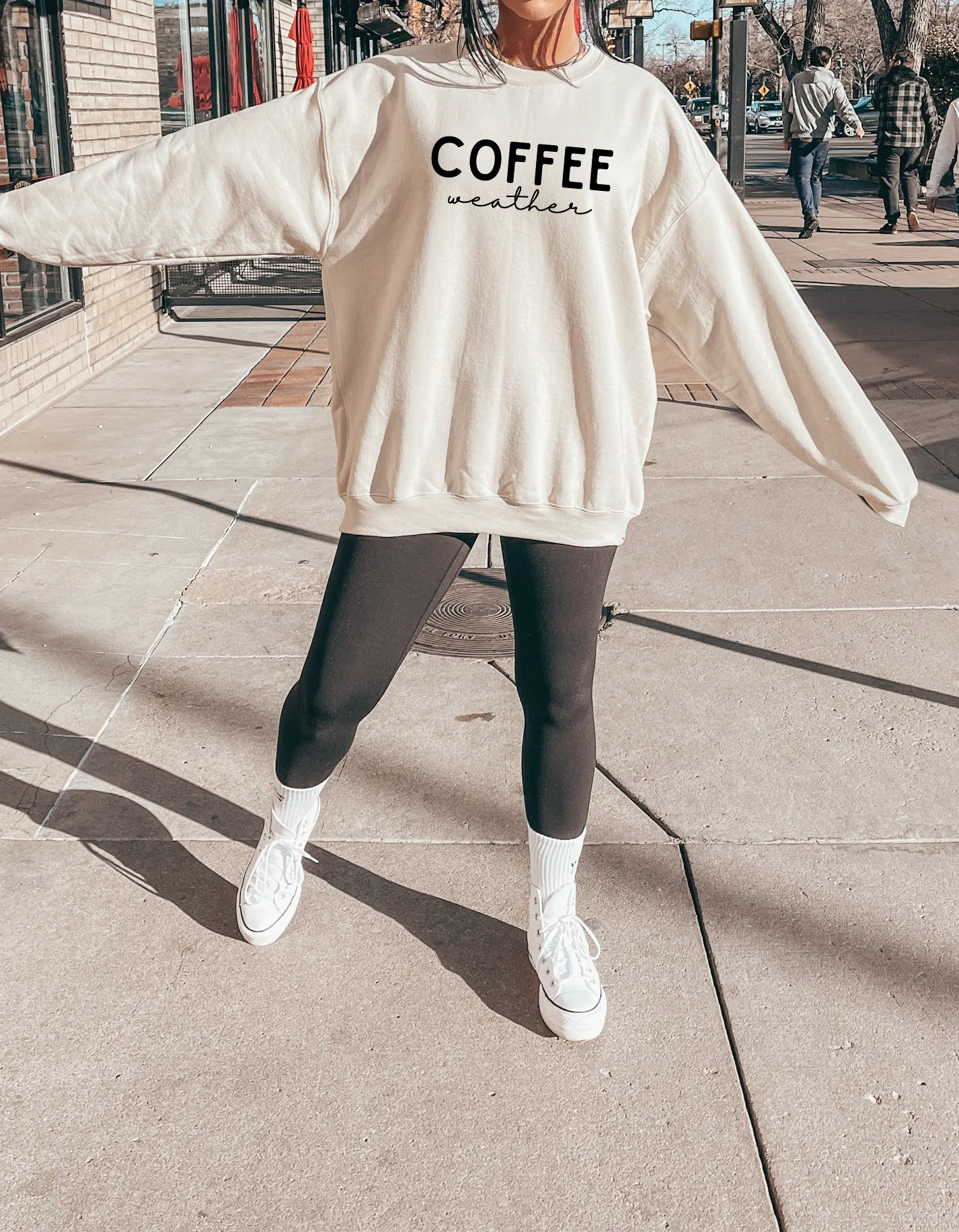 Coffee Weather Classic Crew Neck Sweater