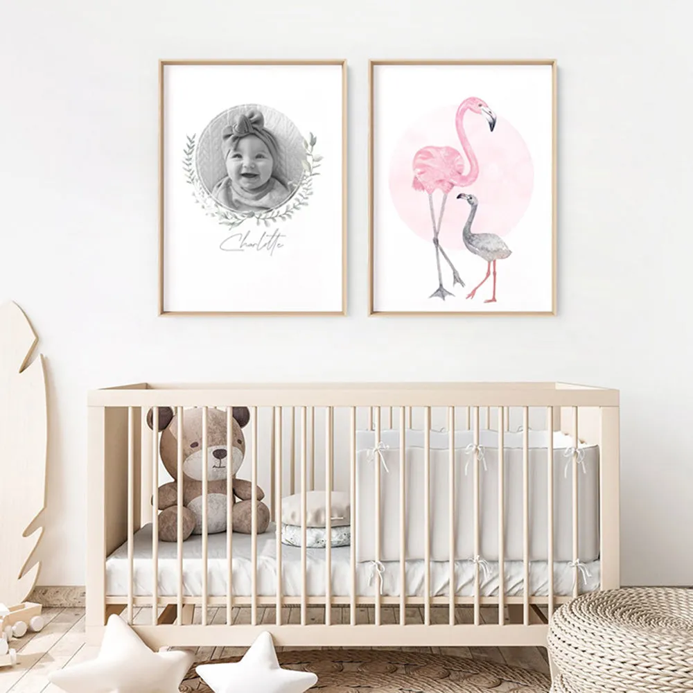 Custom Kids / Baby Photo & Name Design - Art Print