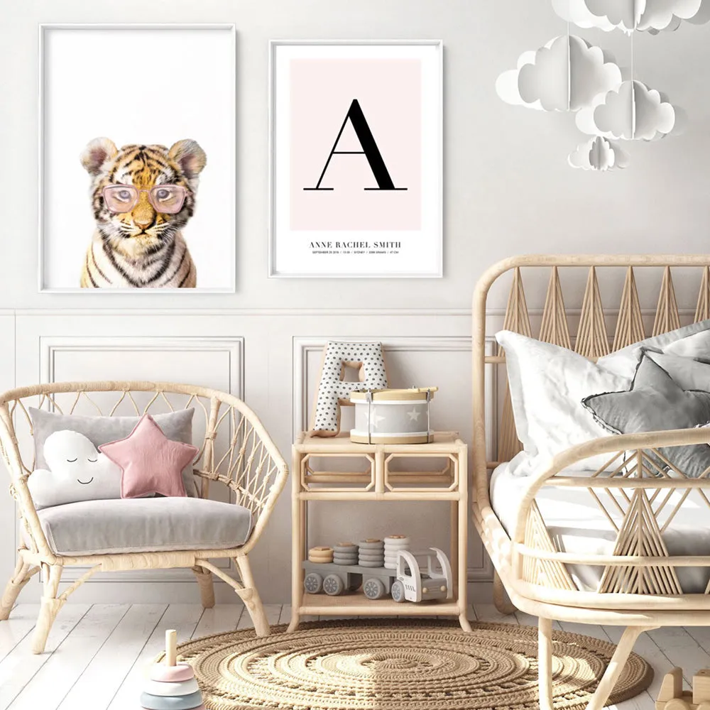 Custom Letter & Name - Art Print