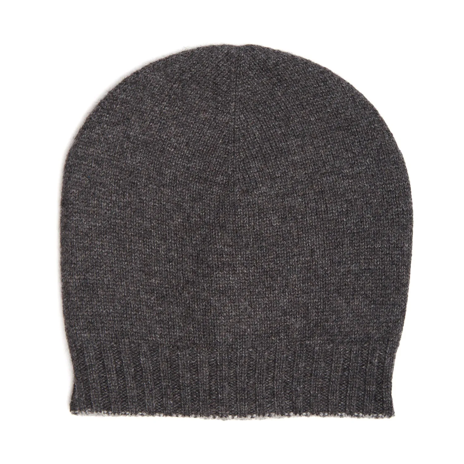 DARK AND LIGHT GREY BICOLOR BEANIE