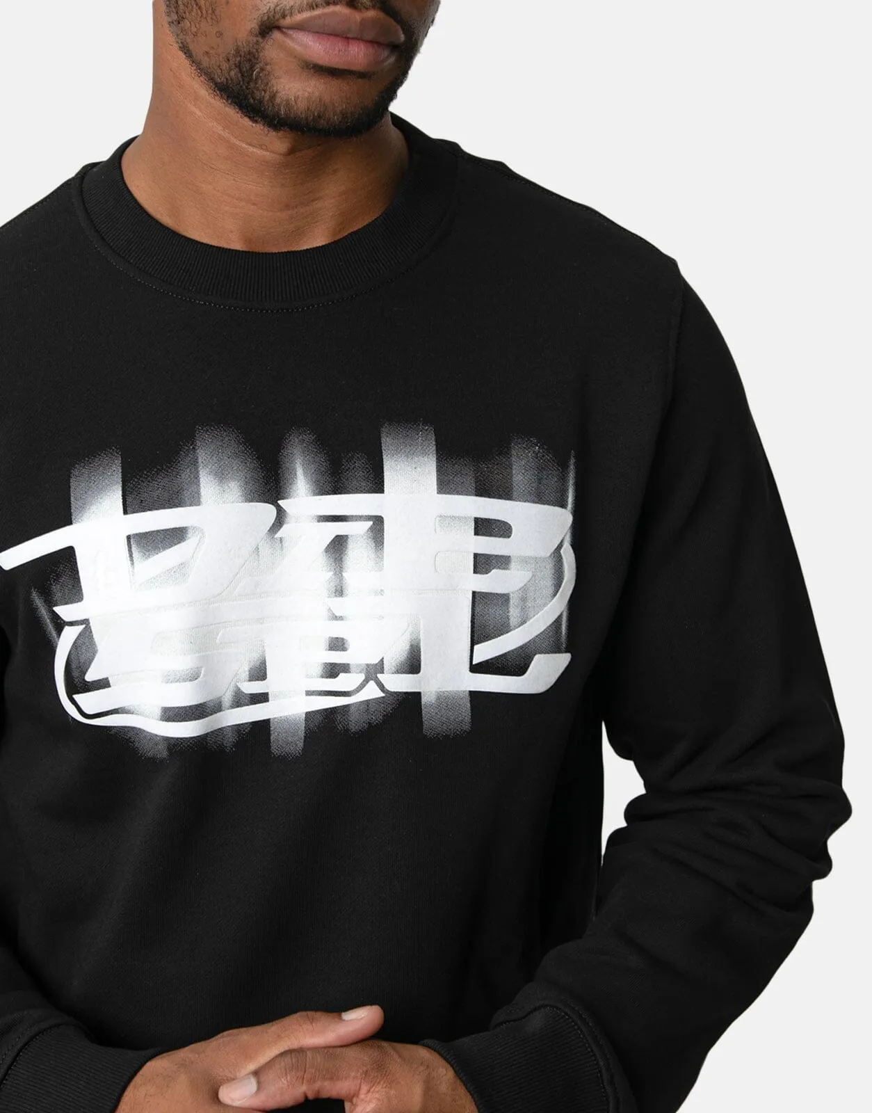 Diesel S-Ginn Black Sweatshirt