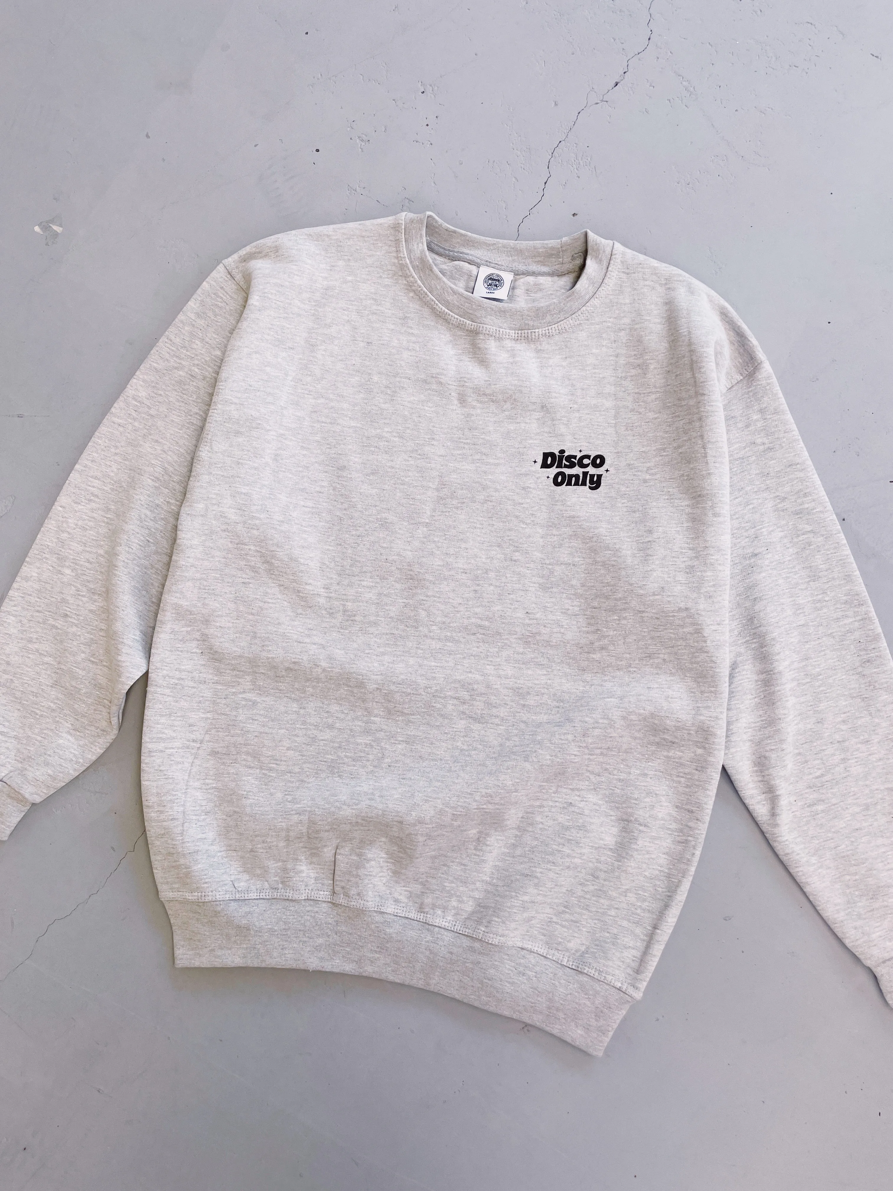 DISCO ONLY 'NYC Disco' Sweater - Grey