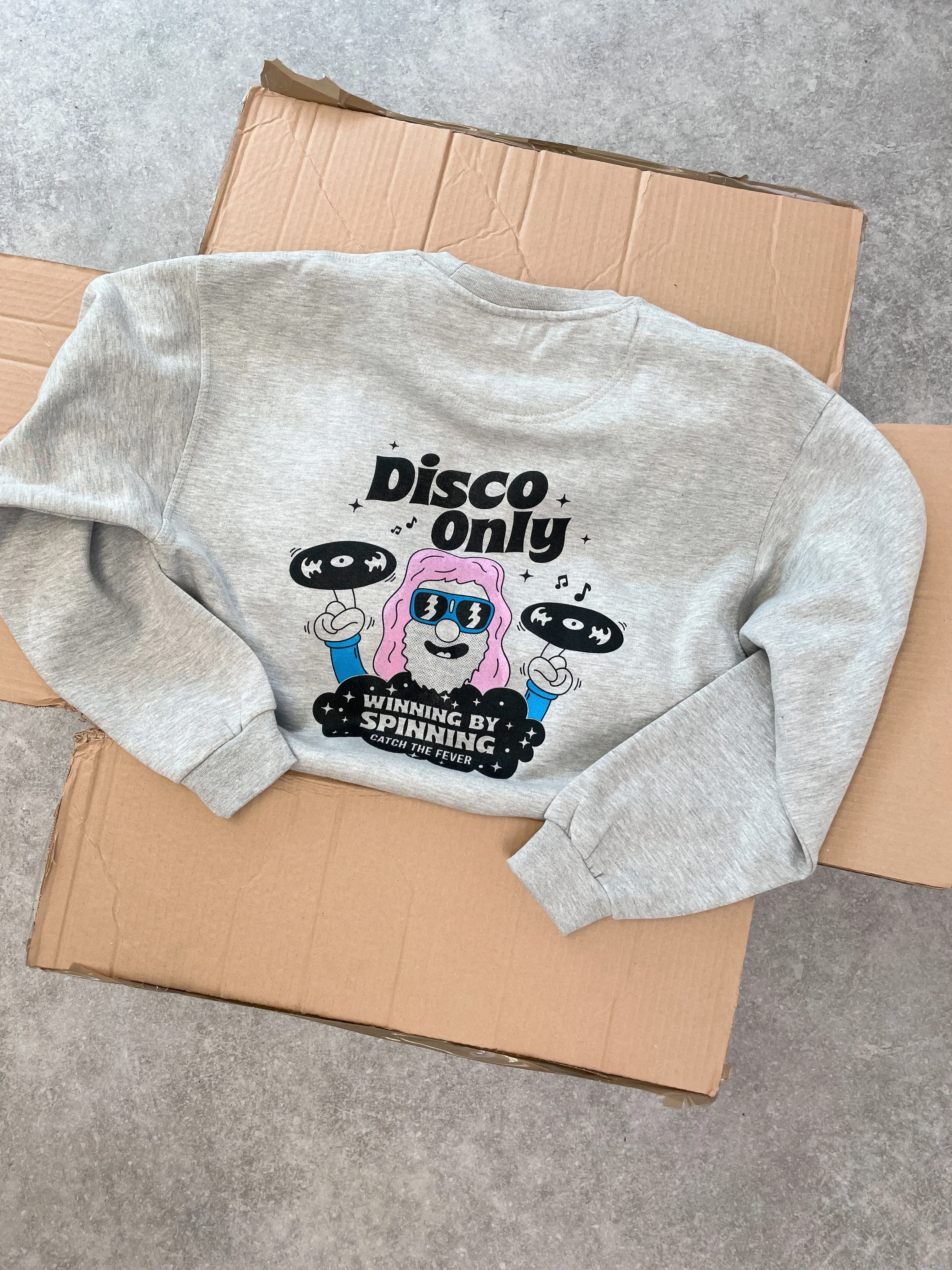 DISCO ONLY 'NYC Disco' Sweater - Grey