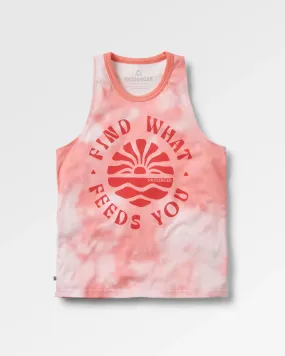 Discovery Organic Cotton Vest - Tie Dye Shell Pink